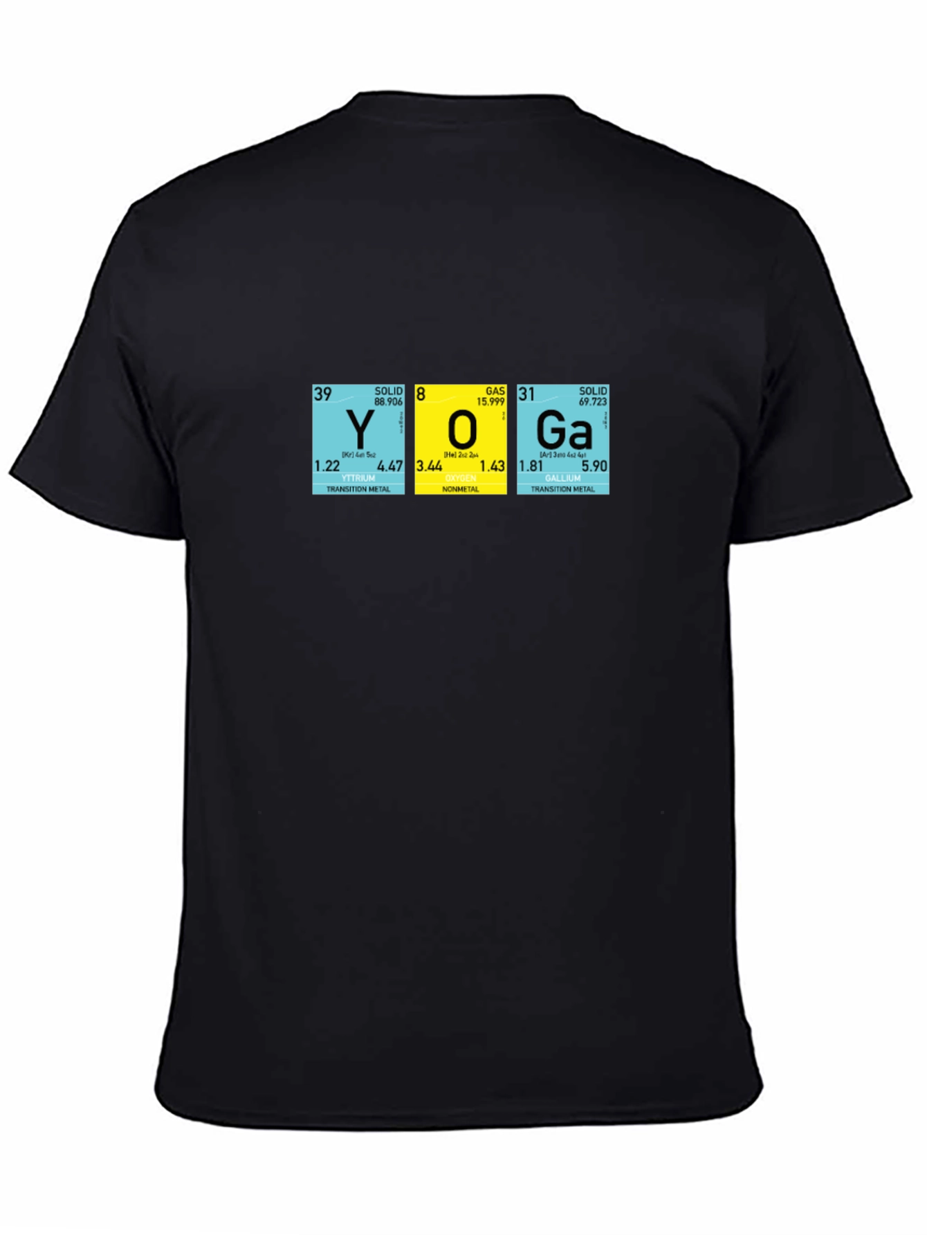 Yoga Periodic Table Graphic T-Shirt