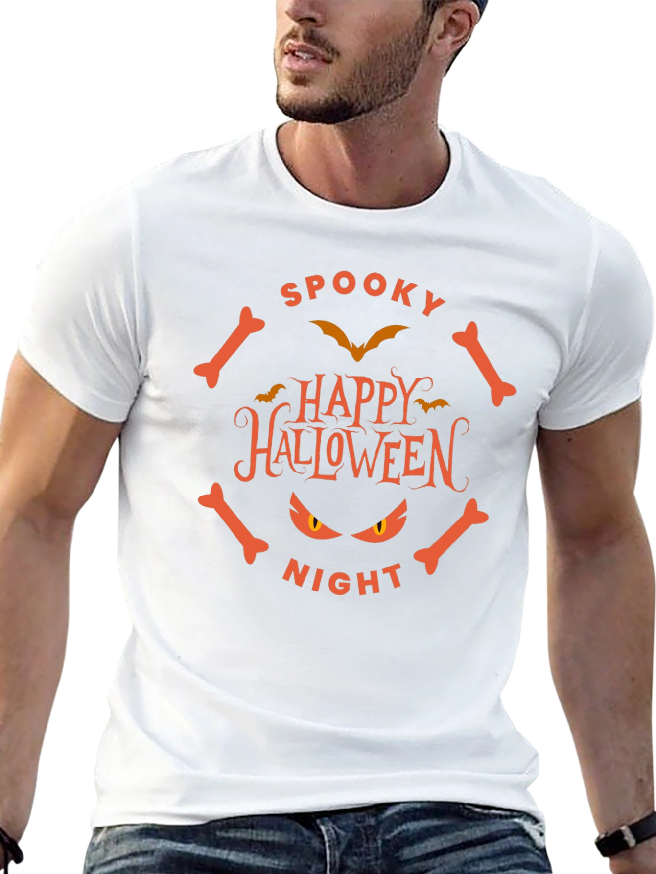 Spooky Halloween Night Graphic T-Shirt