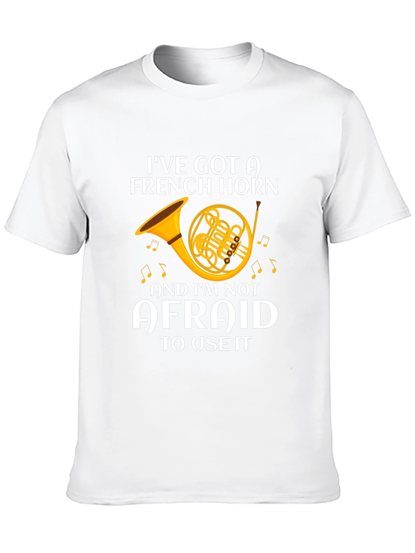 French Horn T-Shirt - Musician Gift