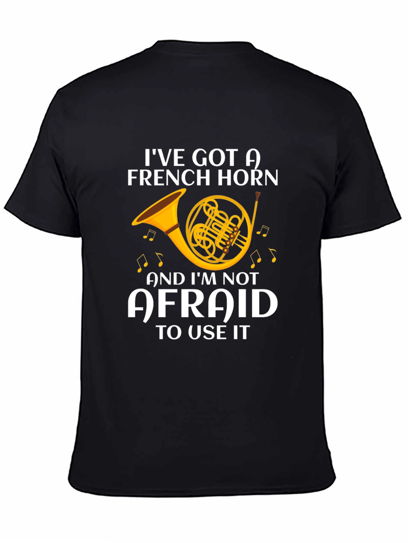 French Horn T-Shirt - Musician Gift