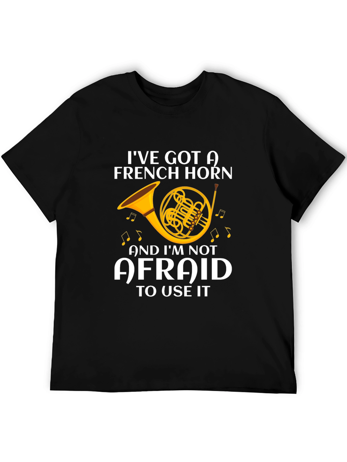 French Horn T-Shirt - Musician Gift