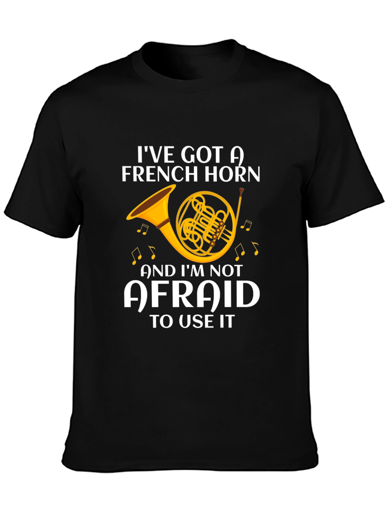 French Horn T-Shirt - Musician Gift