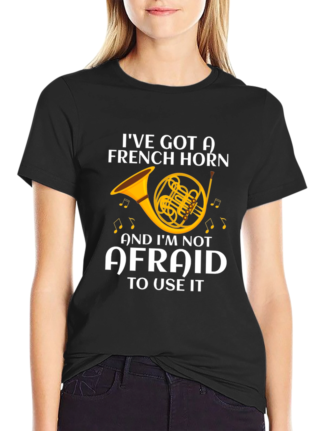 French Horn T-Shirt - Musician Gift