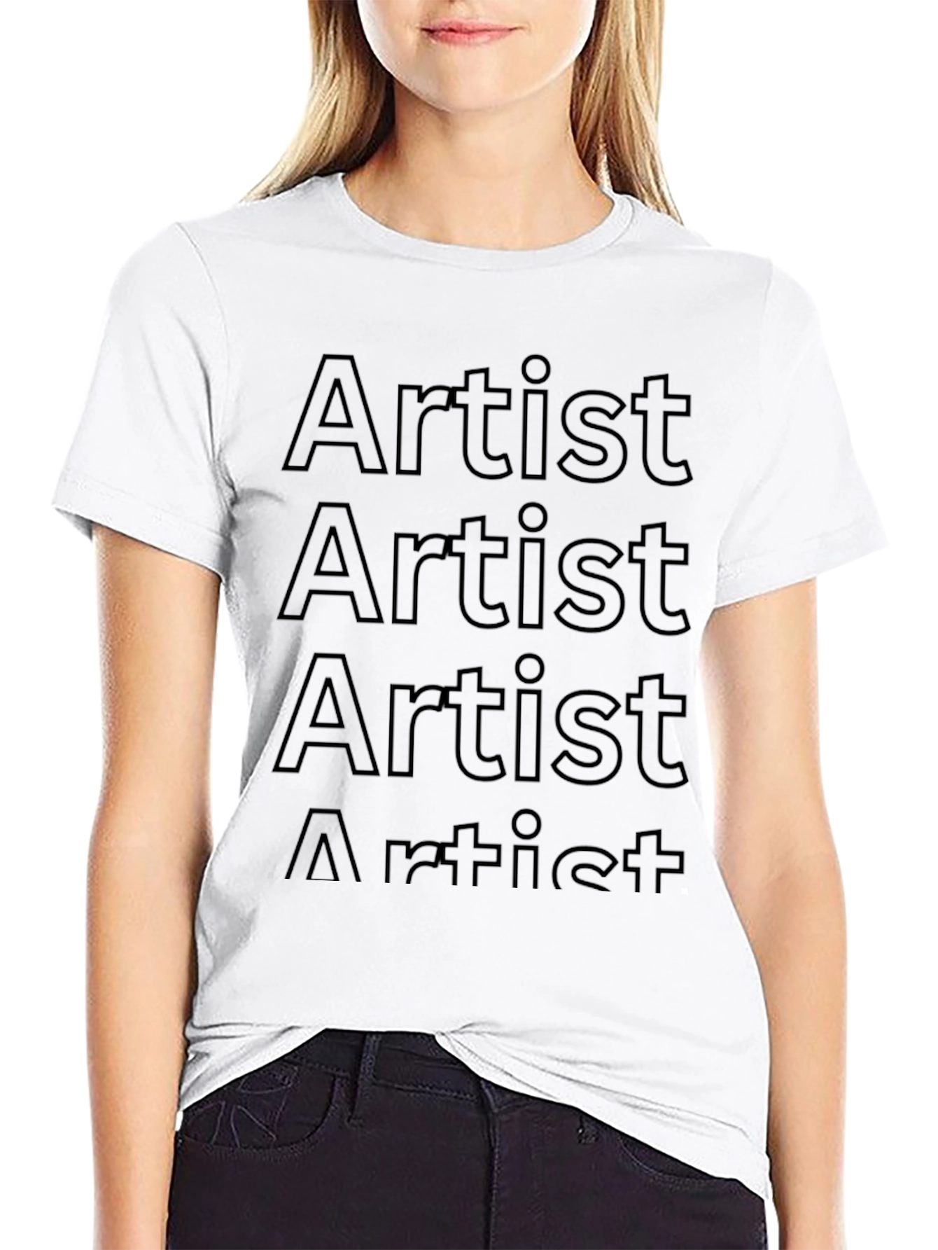 Artist Graphic Tee - Bold Minimalist Design