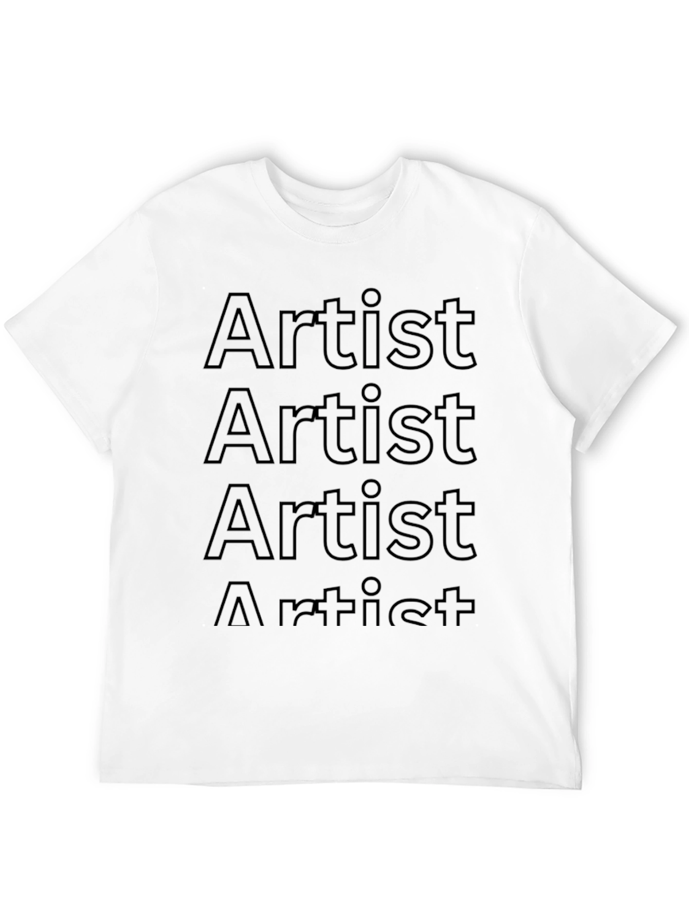 Artist Graphic Tee - Bold Minimalist Design