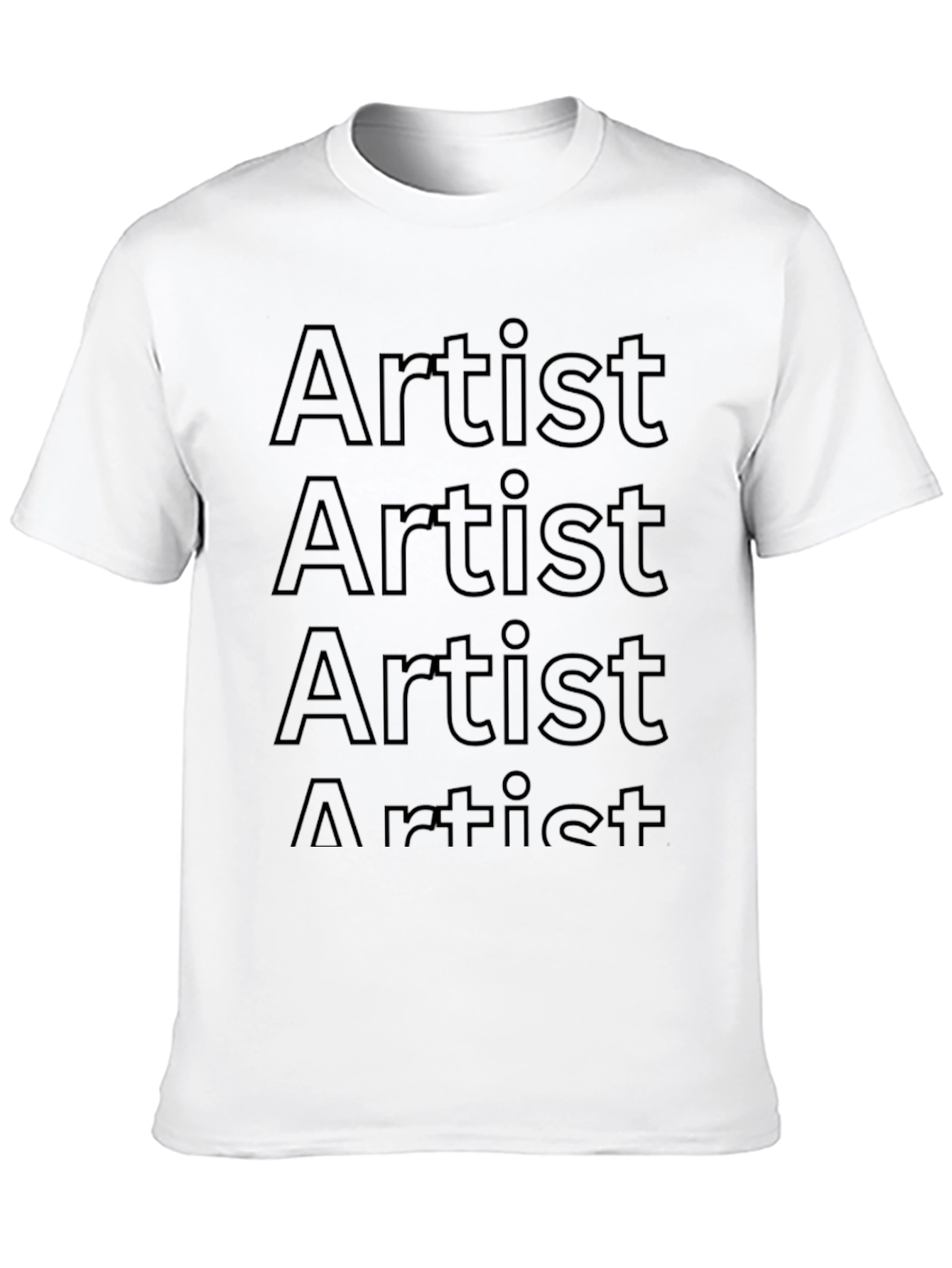 Artist Graphic Tee - Bold Minimalist Design