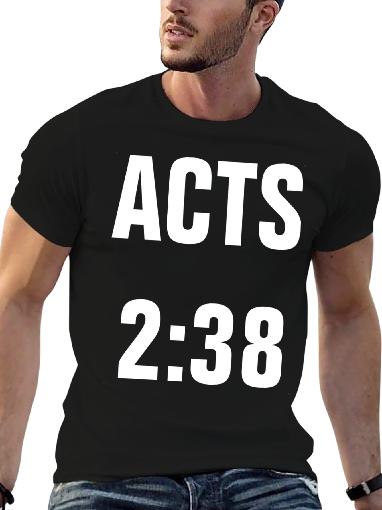 Acts 2:38 T-Shirt - Stylish Christian Apparel