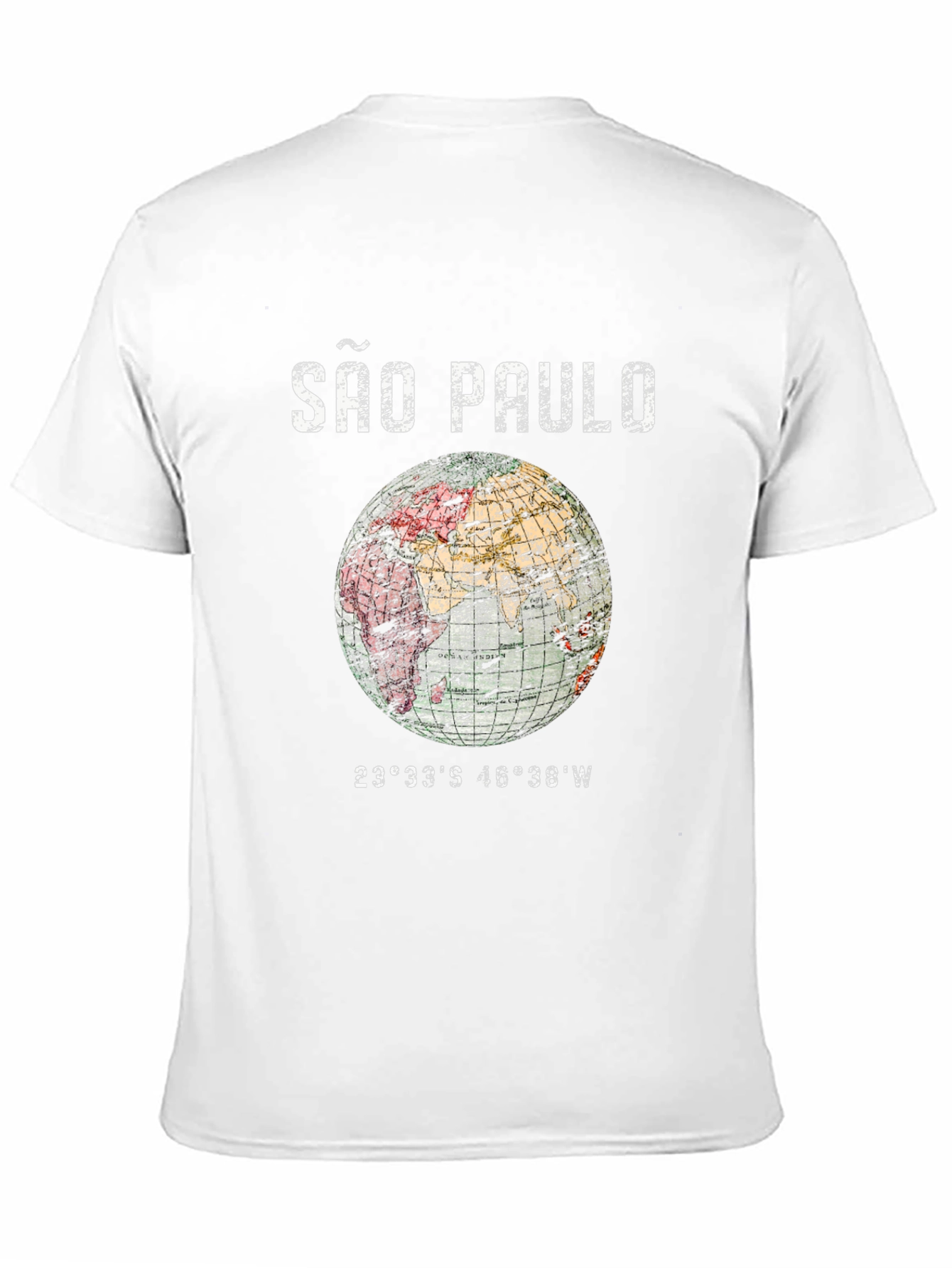 São Paulo Globe Graphic T-Shirt - Unisex