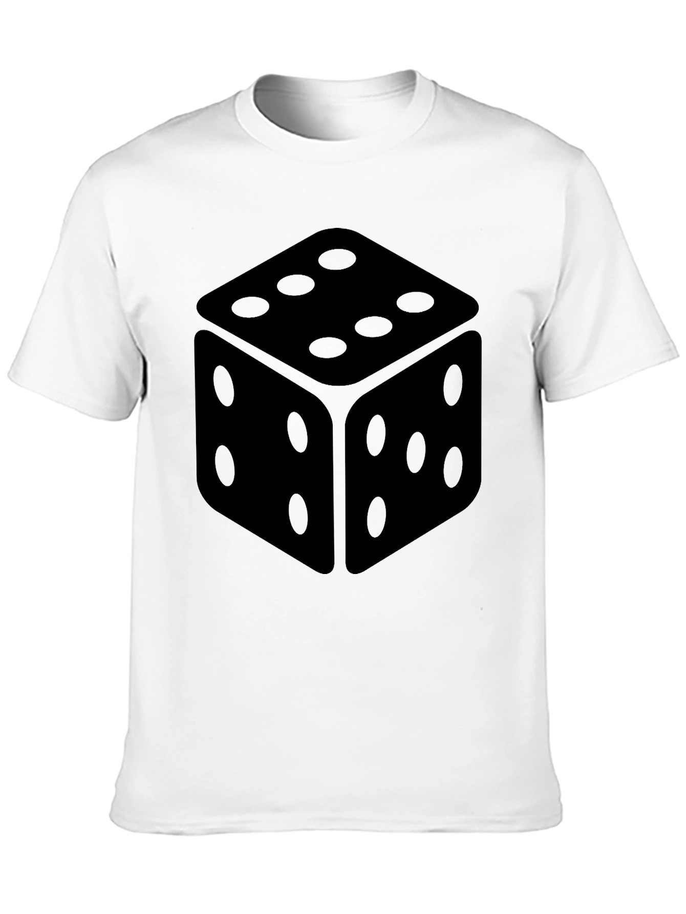 Dice Graphic Black T-Shirt