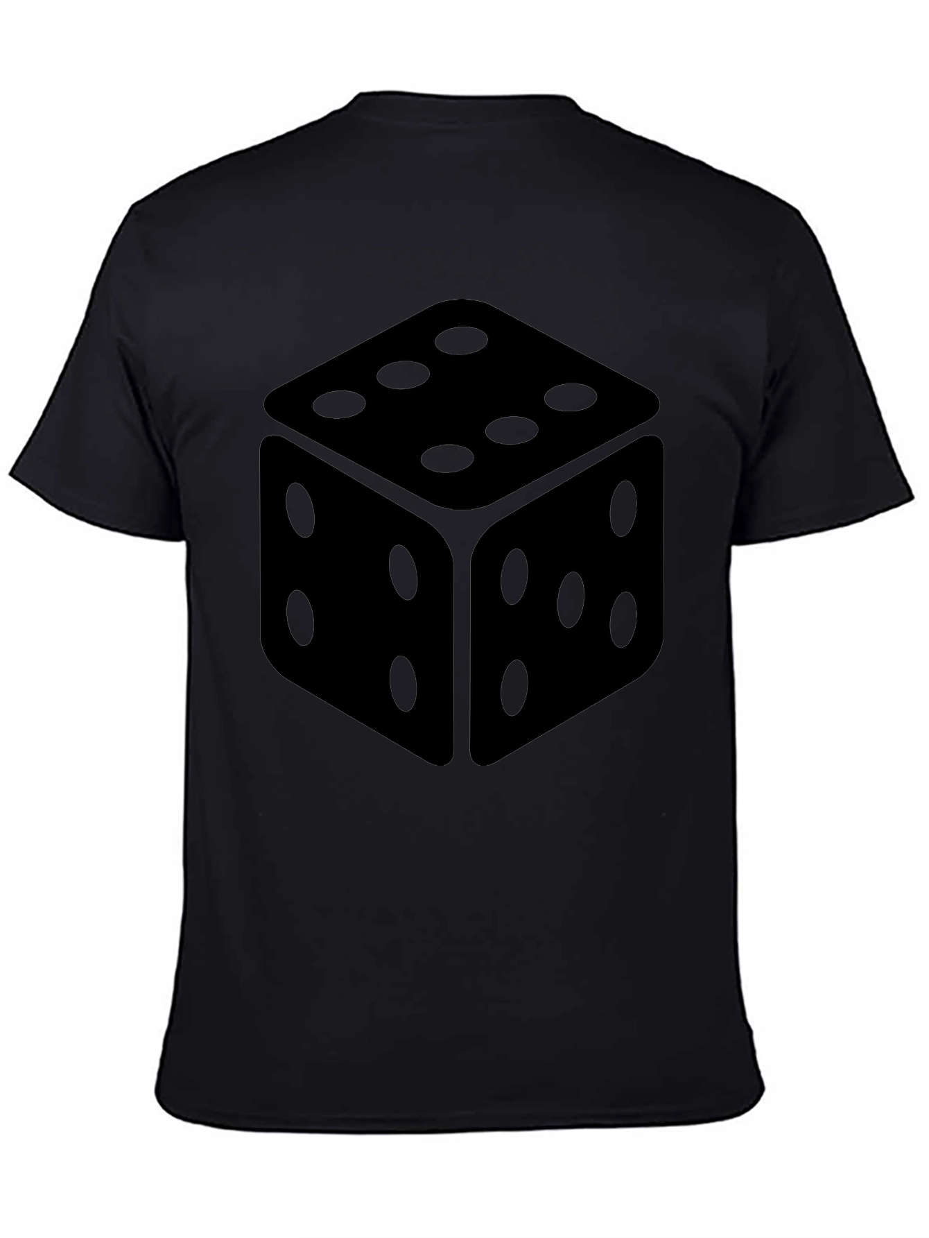 Dice Graphic Black T-Shirt