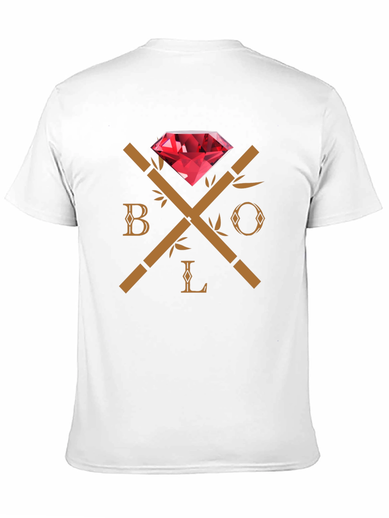 Black BOLO Diamond Graphic Tee