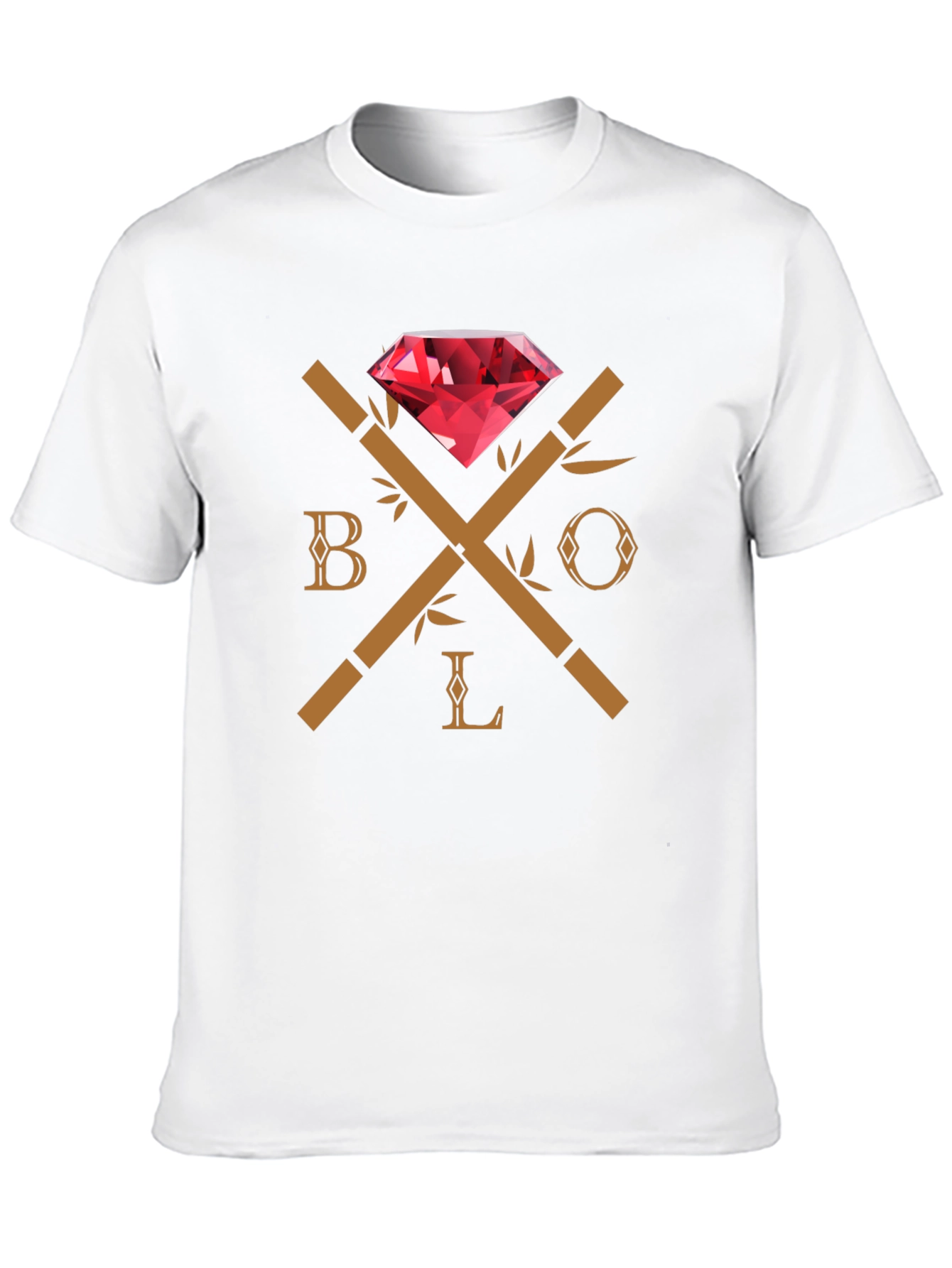 Black BOLO Diamond Graphic Tee