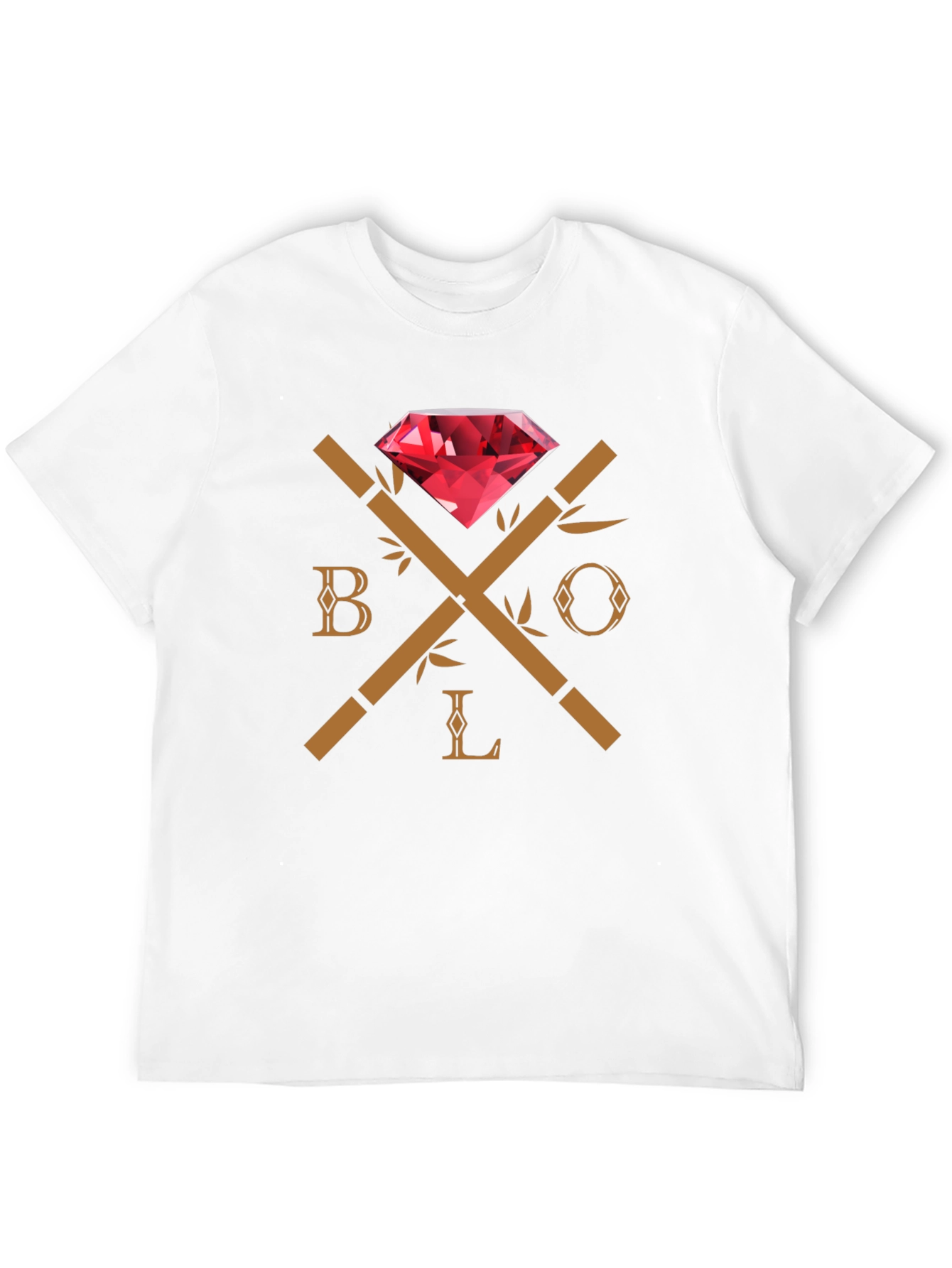 Black BOLO Diamond Graphic Tee