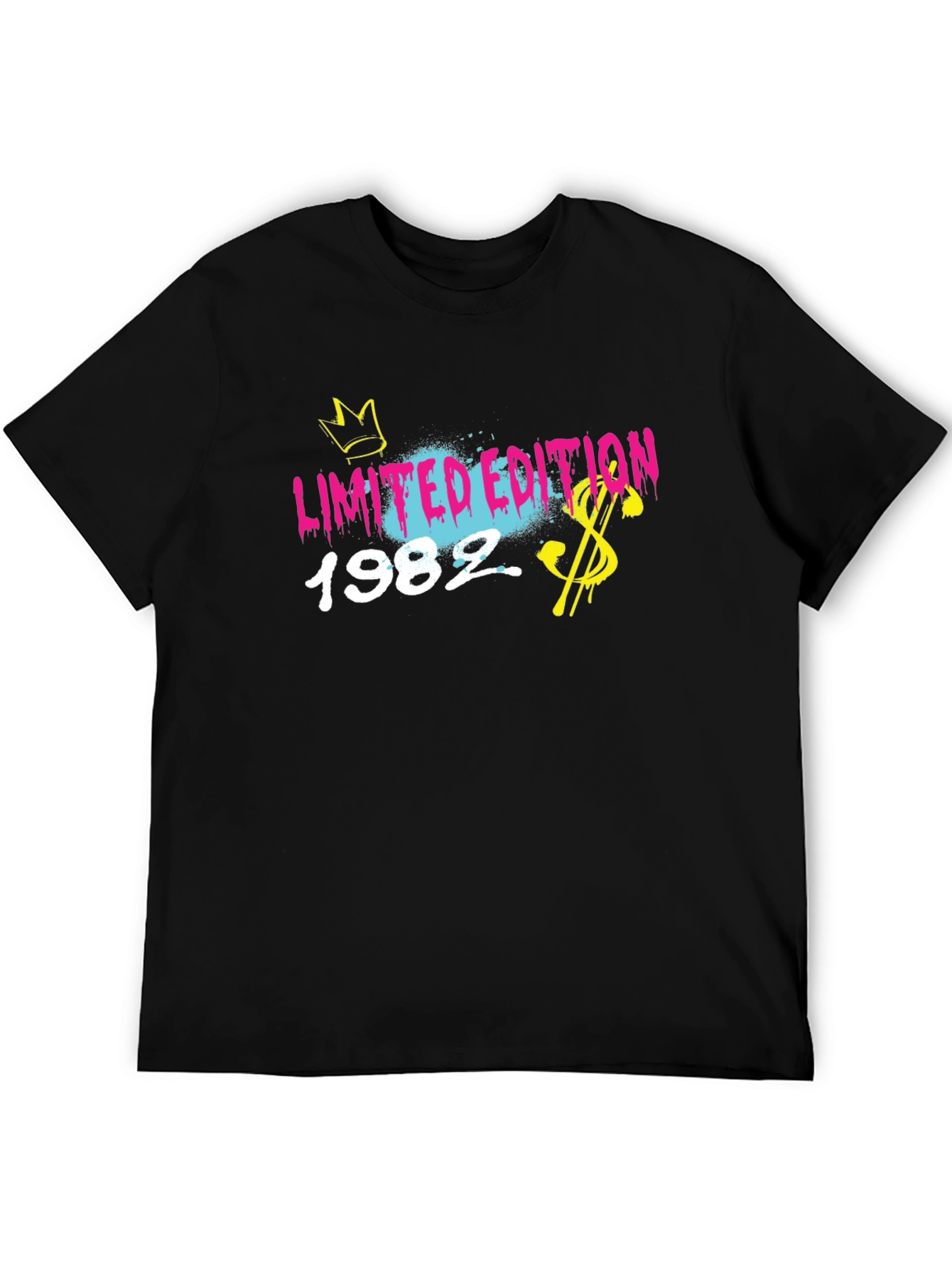 Limited Edition 1982 Black Graphic T-Shirt
