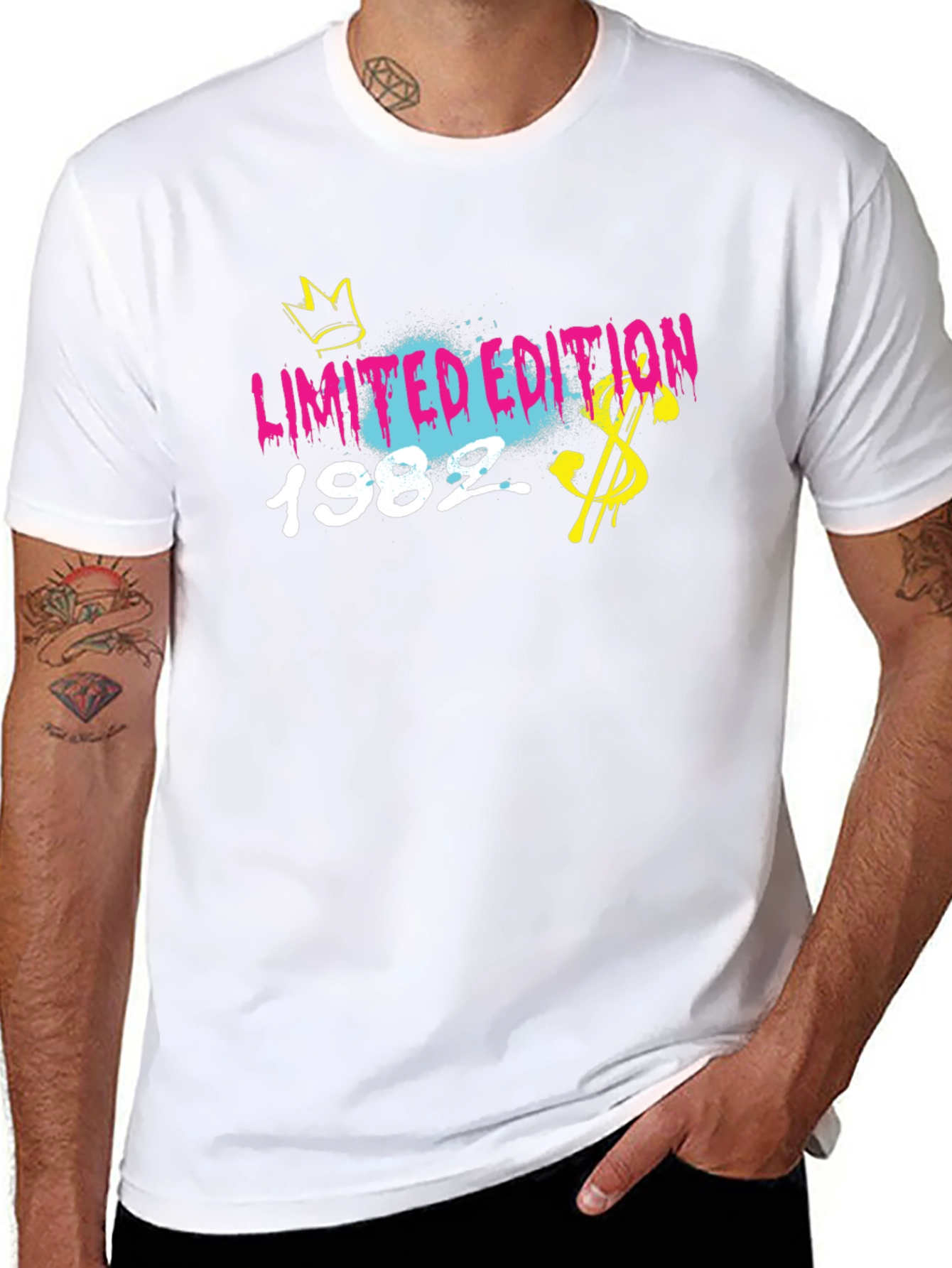 Limited Edition 1982 Black Graphic T-Shirt