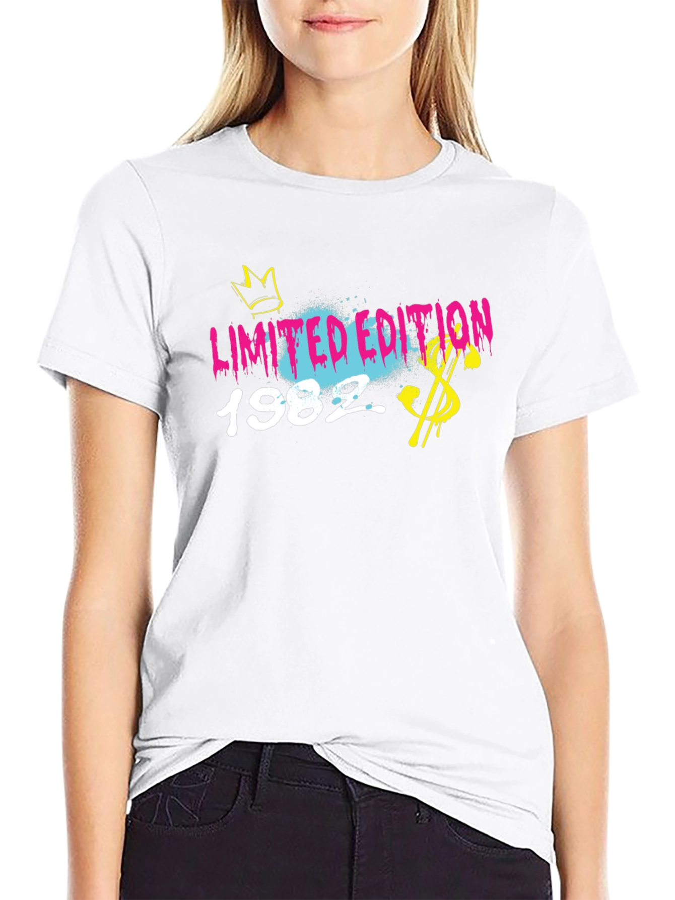 Limited Edition 1982 Black Graphic T-Shirt