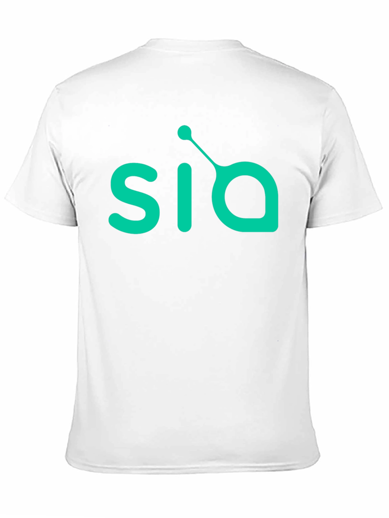 Mens Black T-Shirt with Green SIA Logo