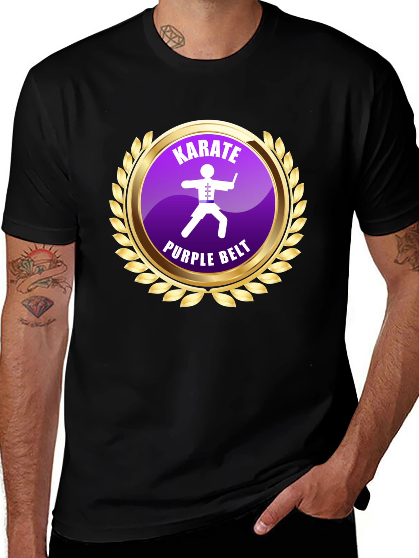 Karate Purple Belt T-Shirt - Martial Arts Tee