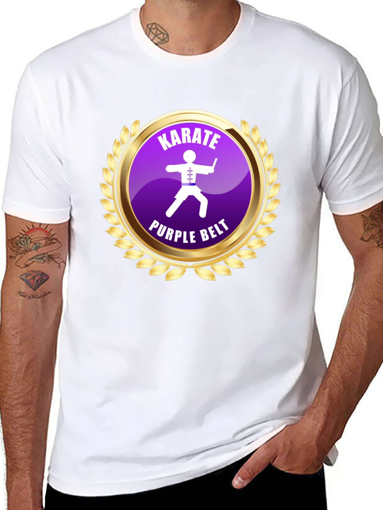 Karate Purple Belt T-Shirt - Martial Arts Tee