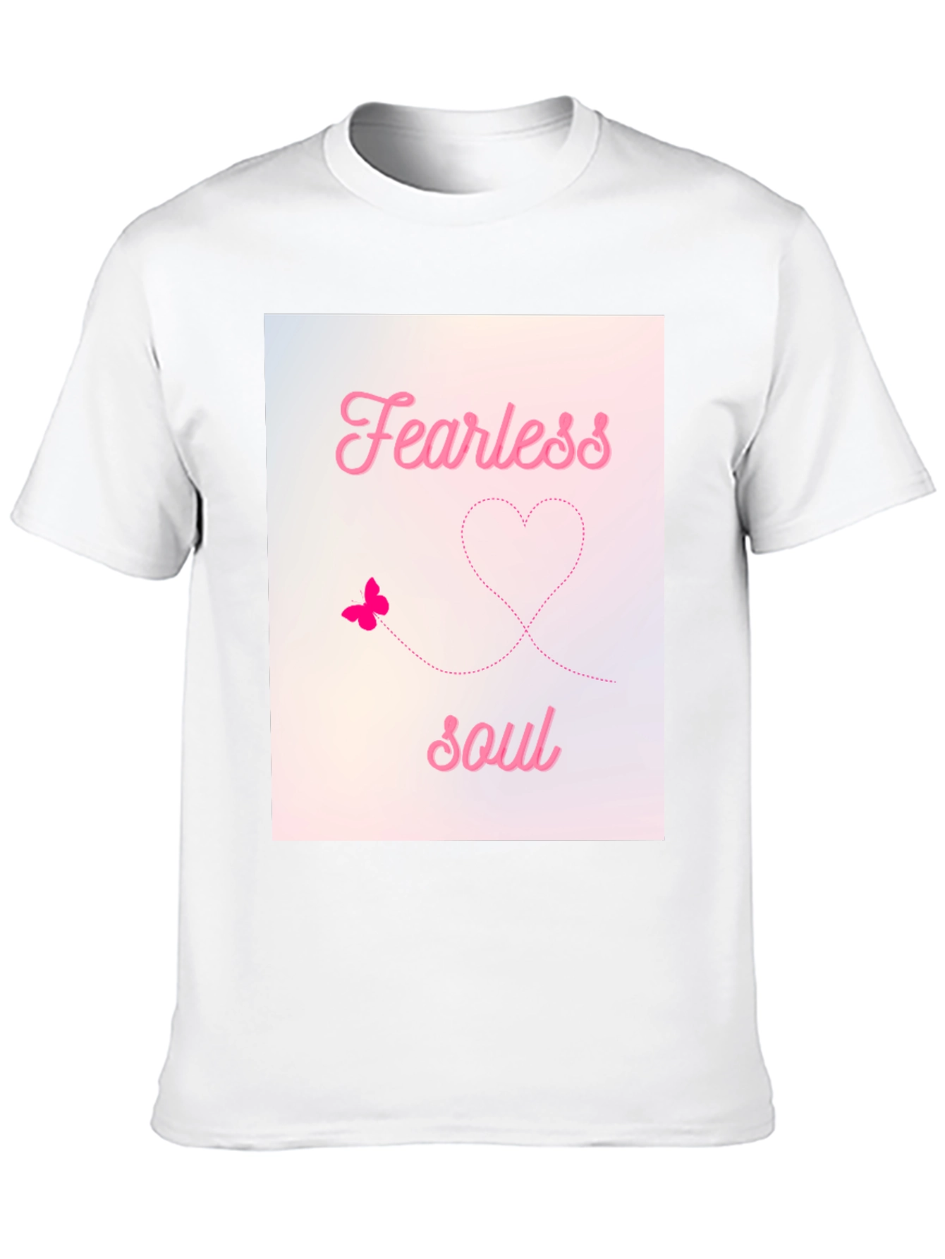 Fearless Soul Graphic Tee - Black Cotton T-Shirt