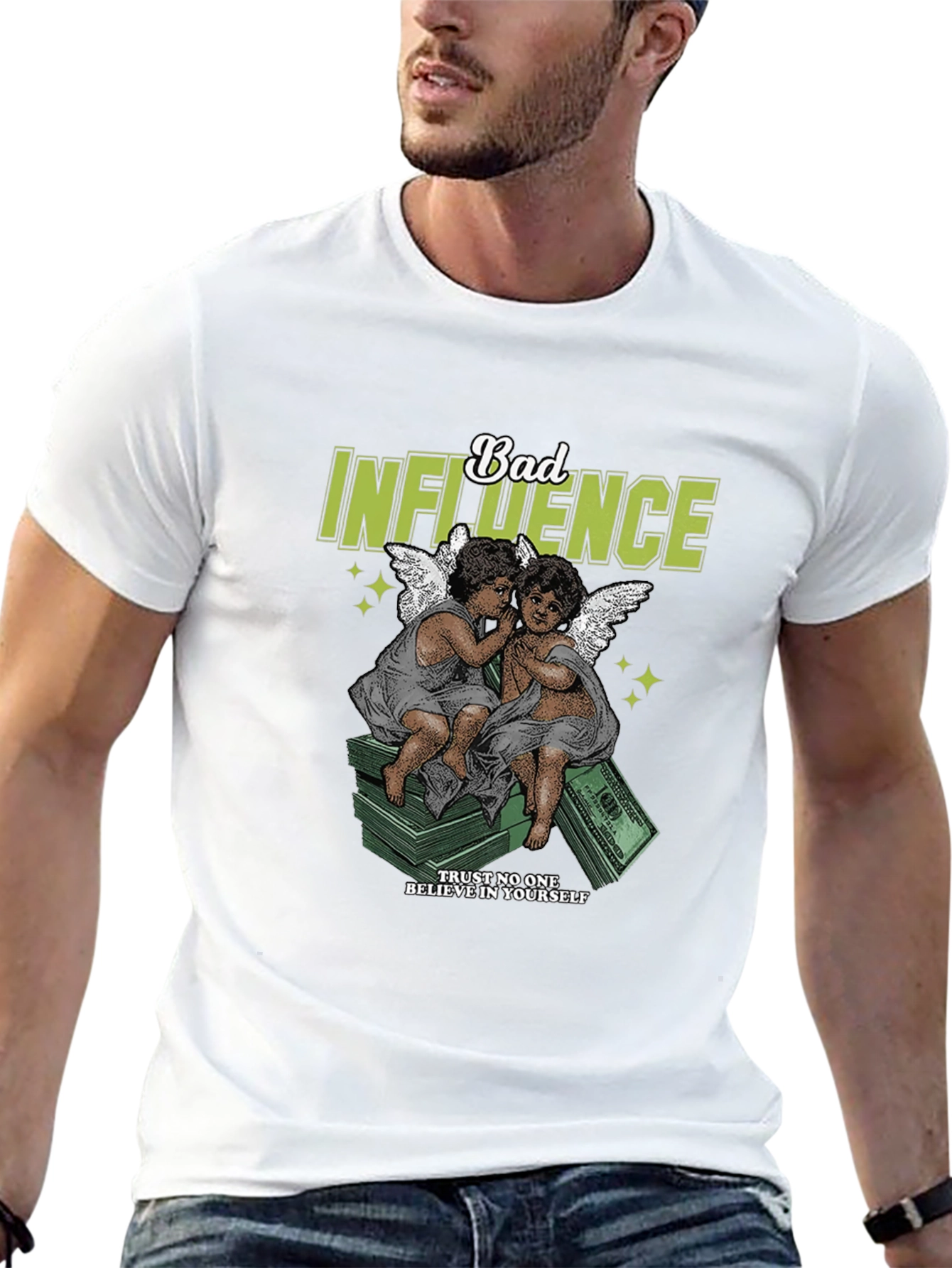 Bad Influence Graphic Tee - Stylish Streetwear