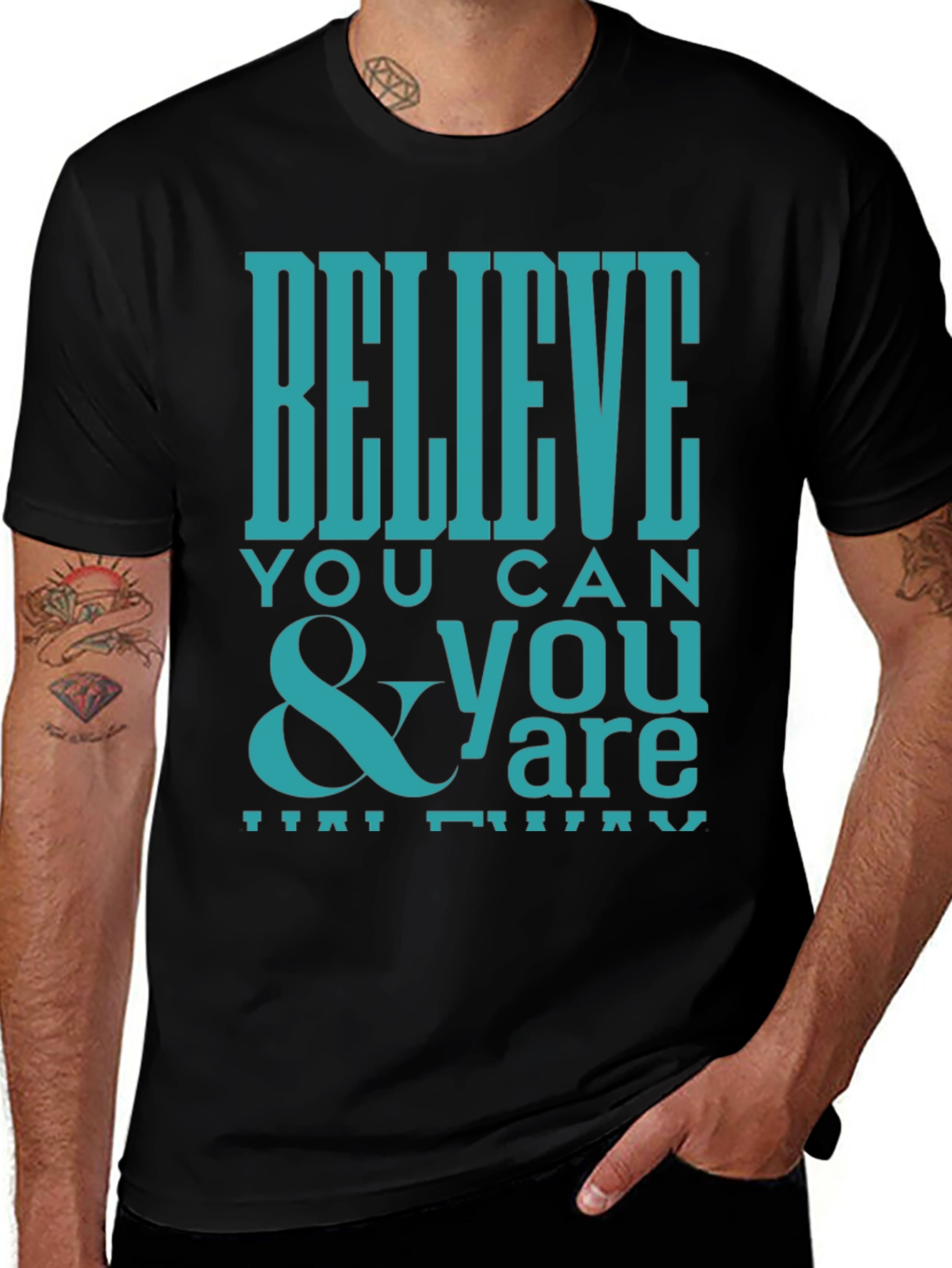 Believe You Can Graphic Tee - Inspirational Shirt