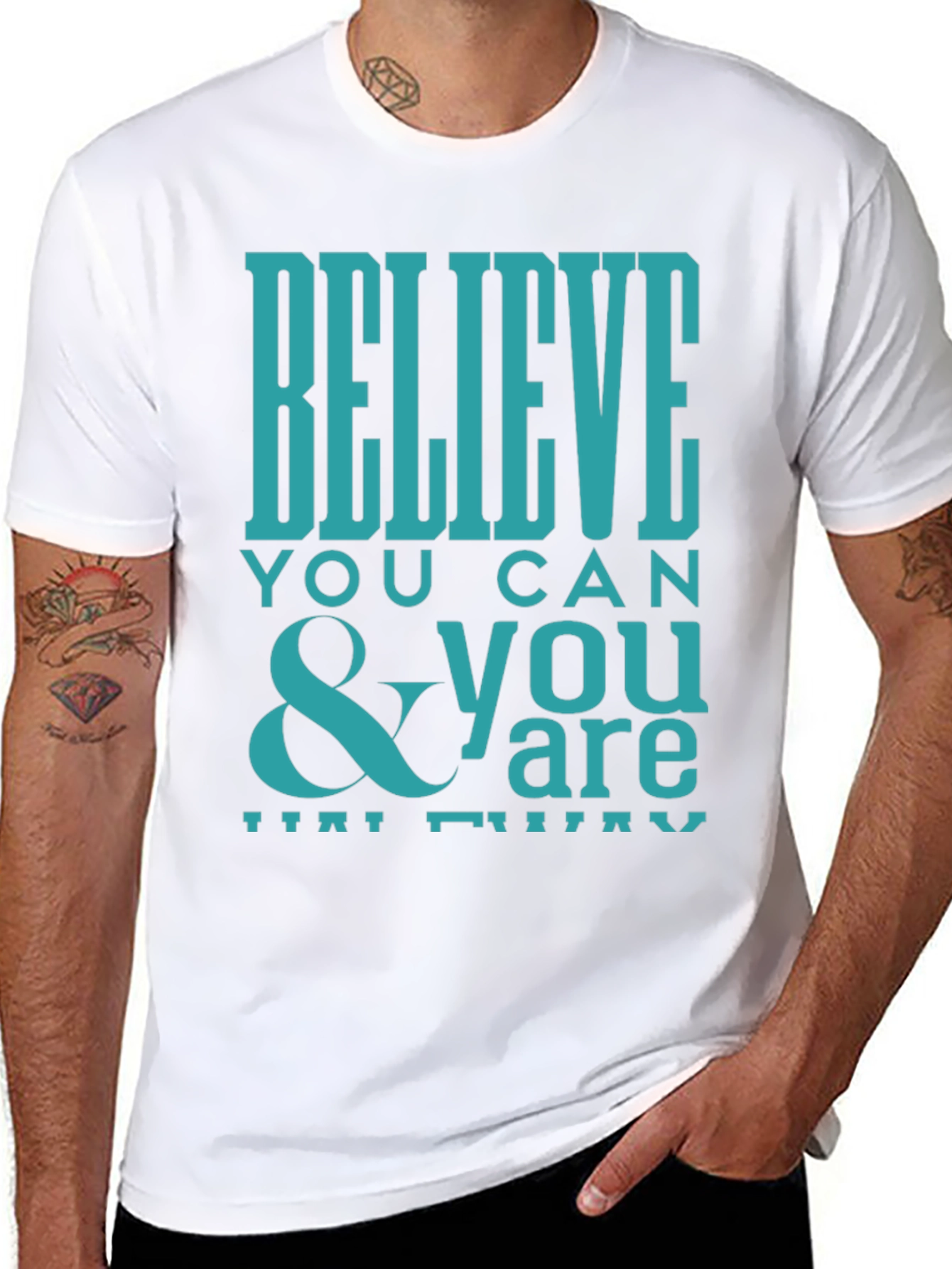 Believe You Can Graphic Tee - Inspirational Shirt