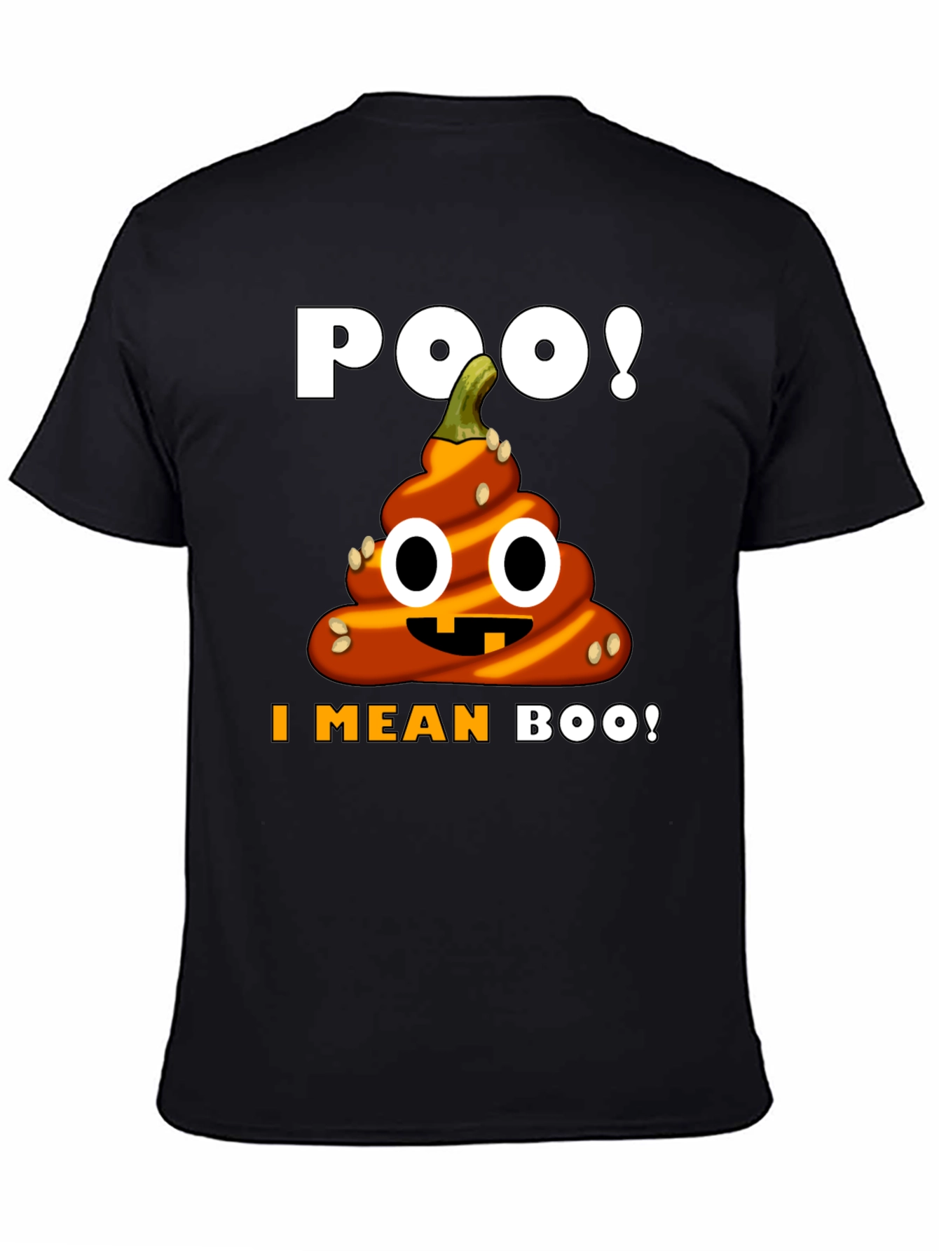 Halloween Poop Emoji T-Shirt - Funny Pumpkin Costume Tee