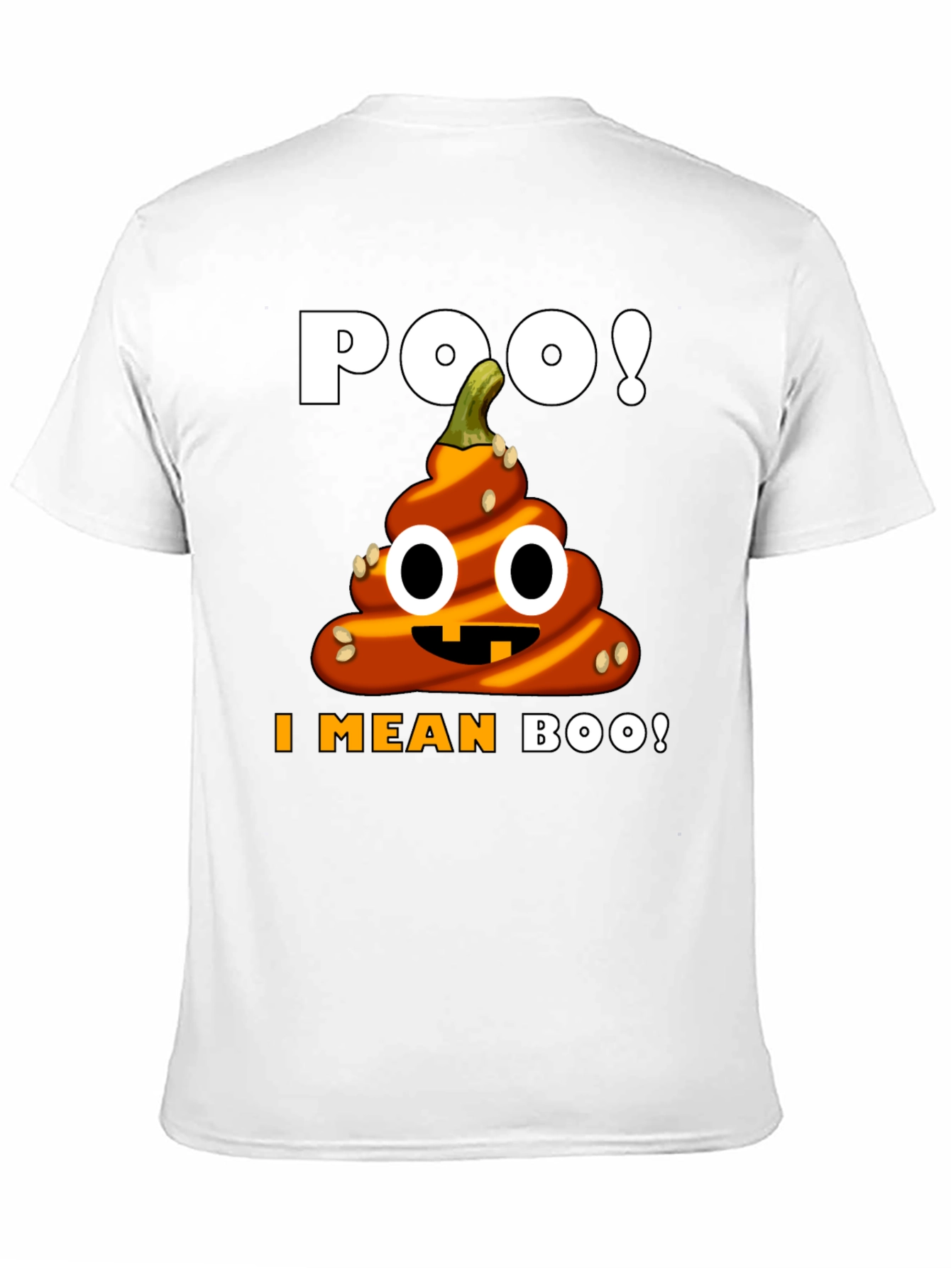 Halloween Poop Emoji T-Shirt - Funny Pumpkin Costume Tee