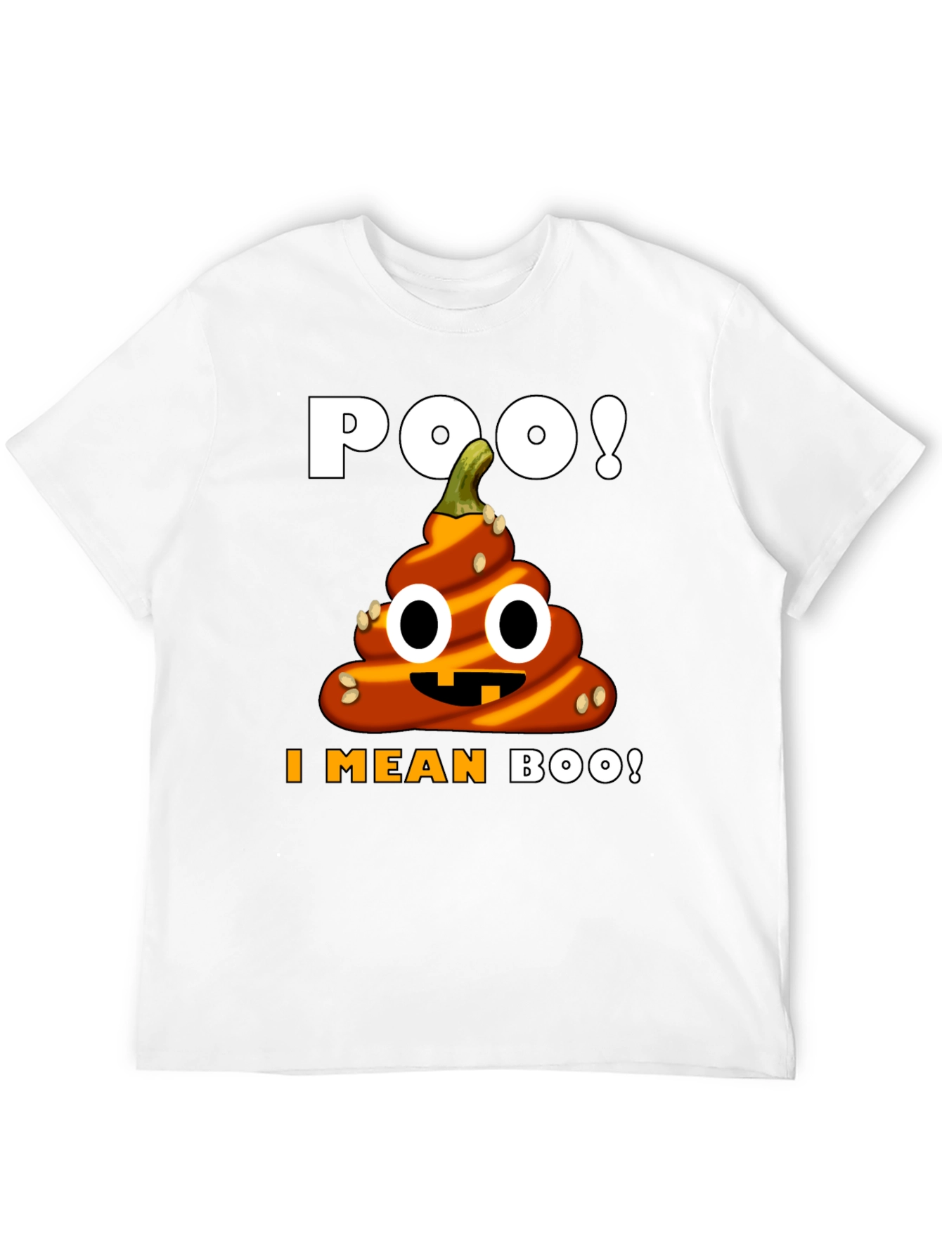 Halloween Poop Emoji T-Shirt - Funny Pumpkin Costume Tee