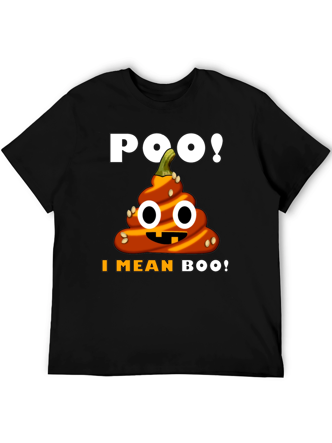 Halloween Poop Emoji T-Shirt - Funny Pumpkin Costume Tee