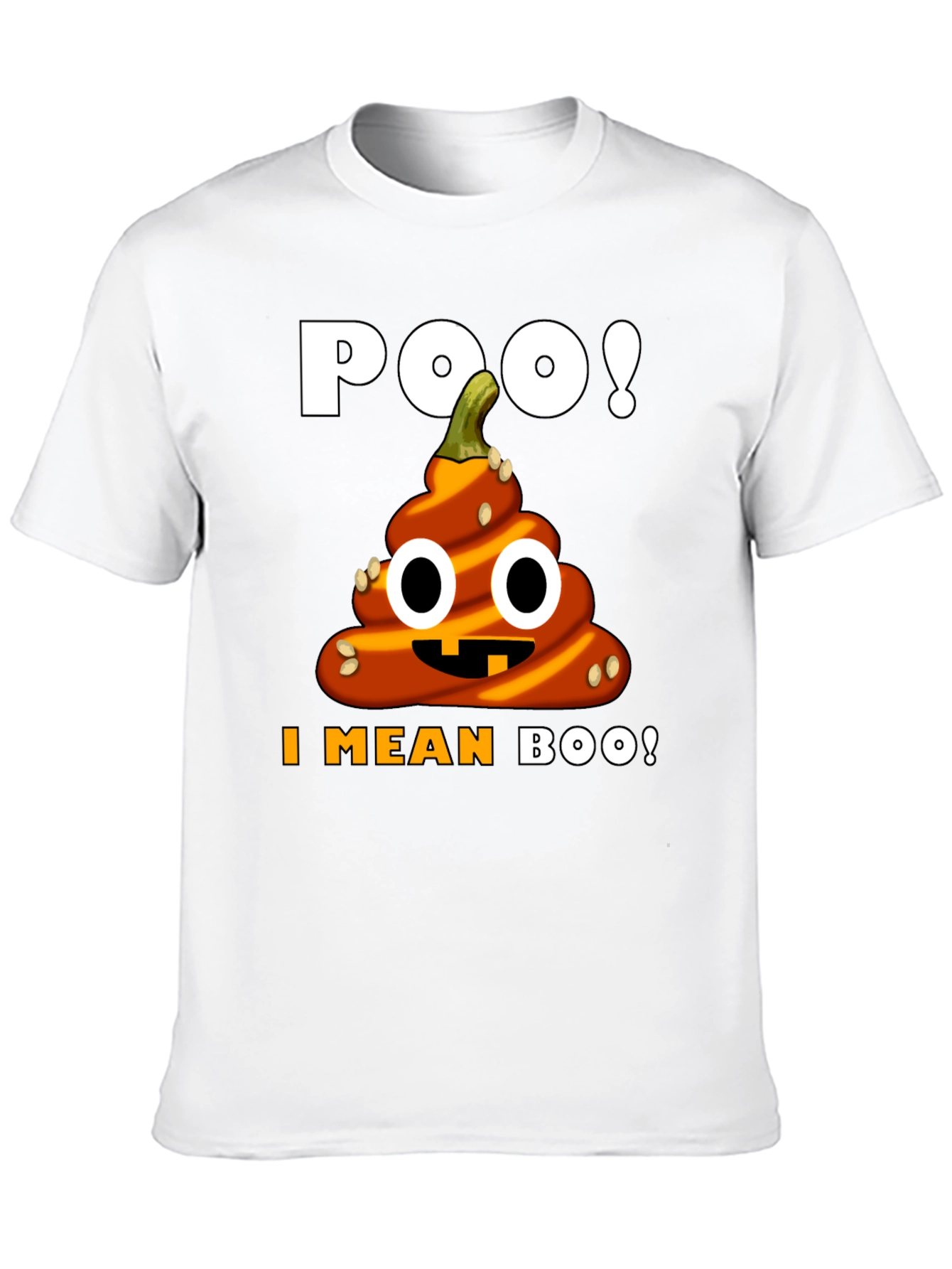 Halloween Poop Emoji T-Shirt - Funny Pumpkin Costume Tee