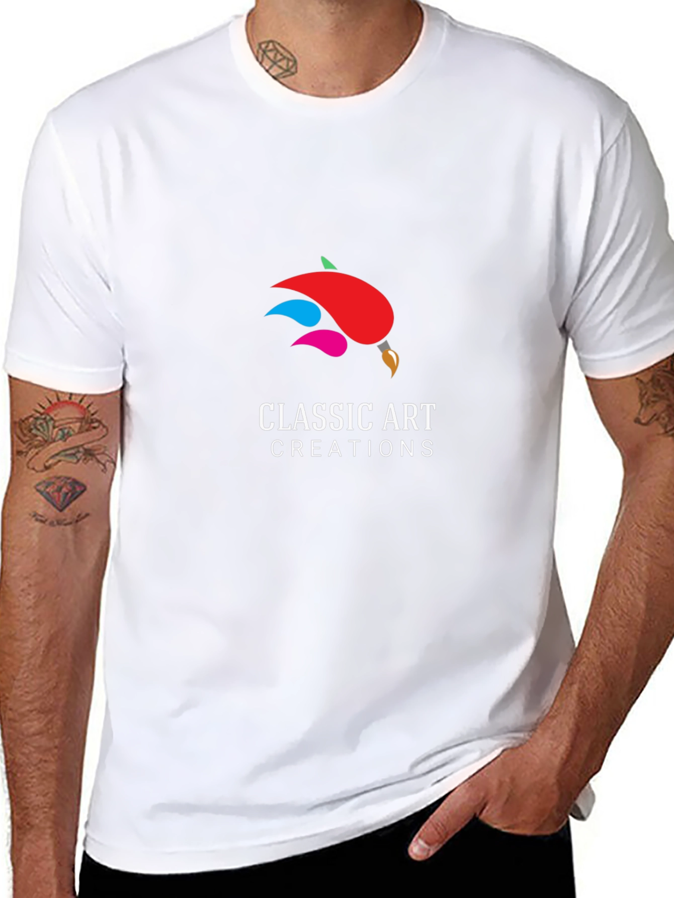 Classic Art Creations Black T-Shirt