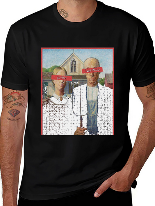American Gothic Spoof Graphic Tee