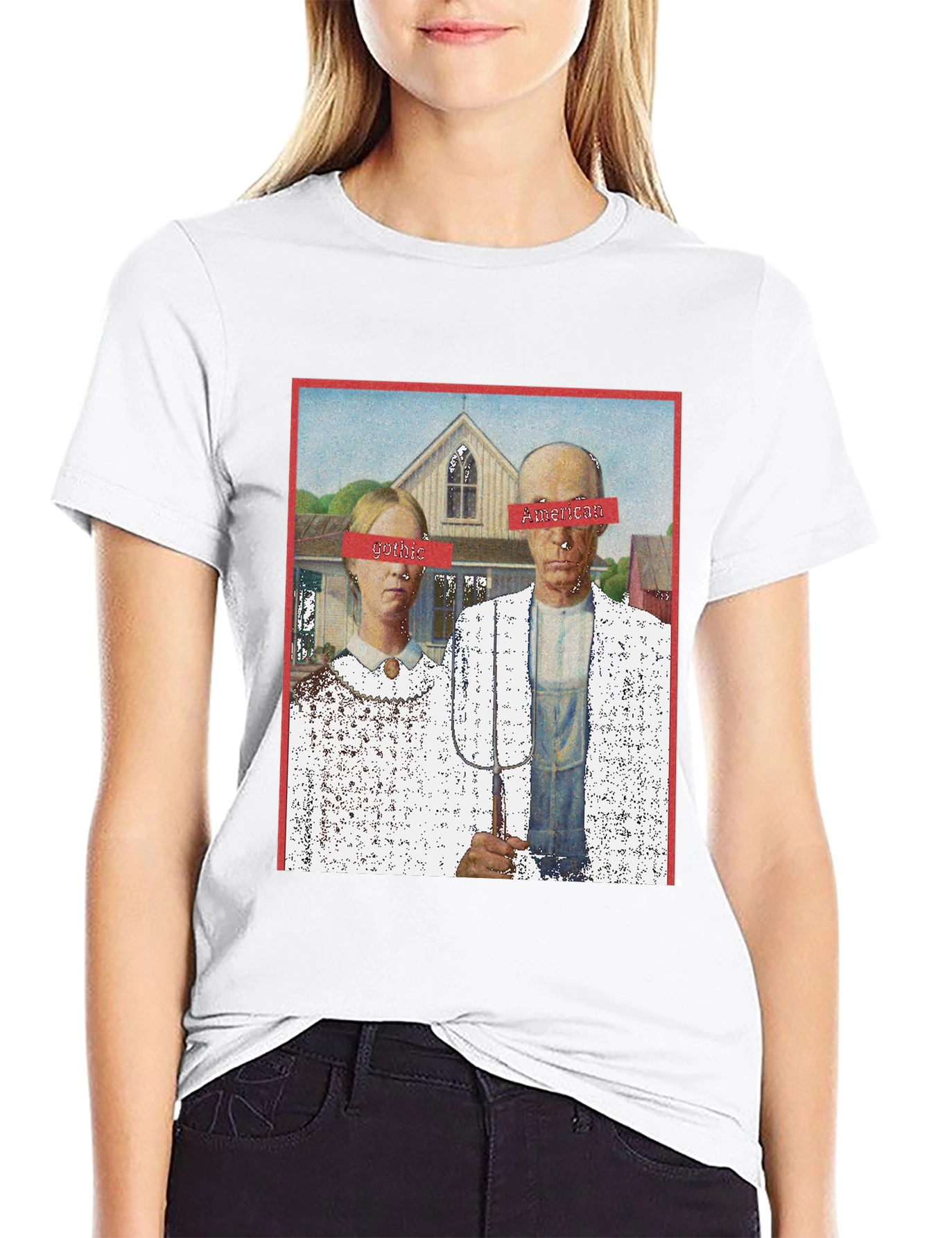 American Gothic Spoof Graphic Tee