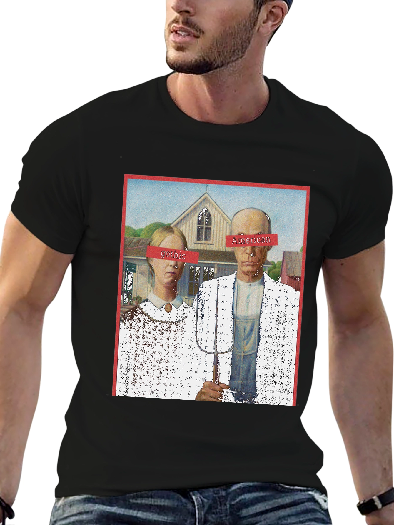 American Gothic Spoof Graphic Tee