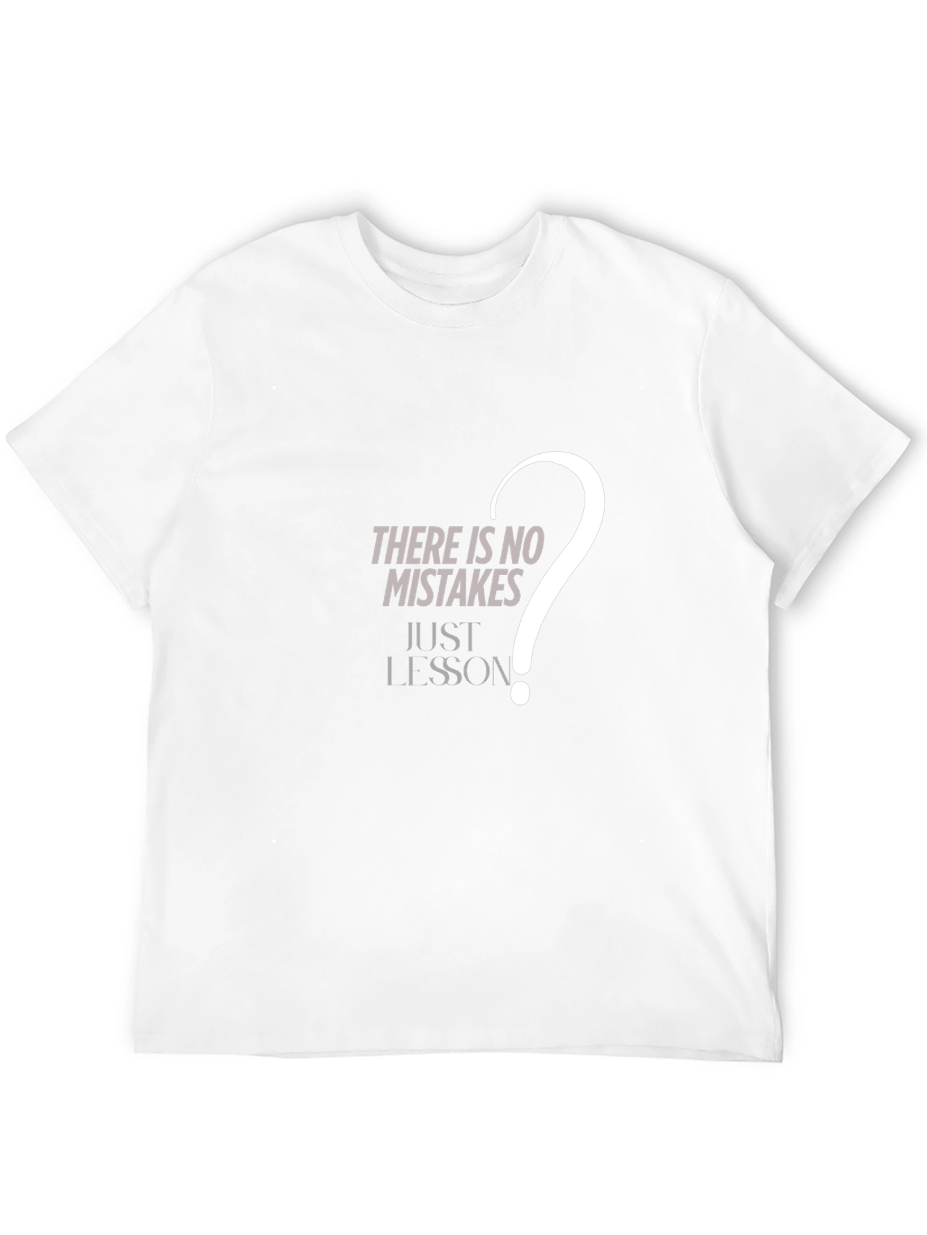 Mistakes Lessons Graphic Tee - Black