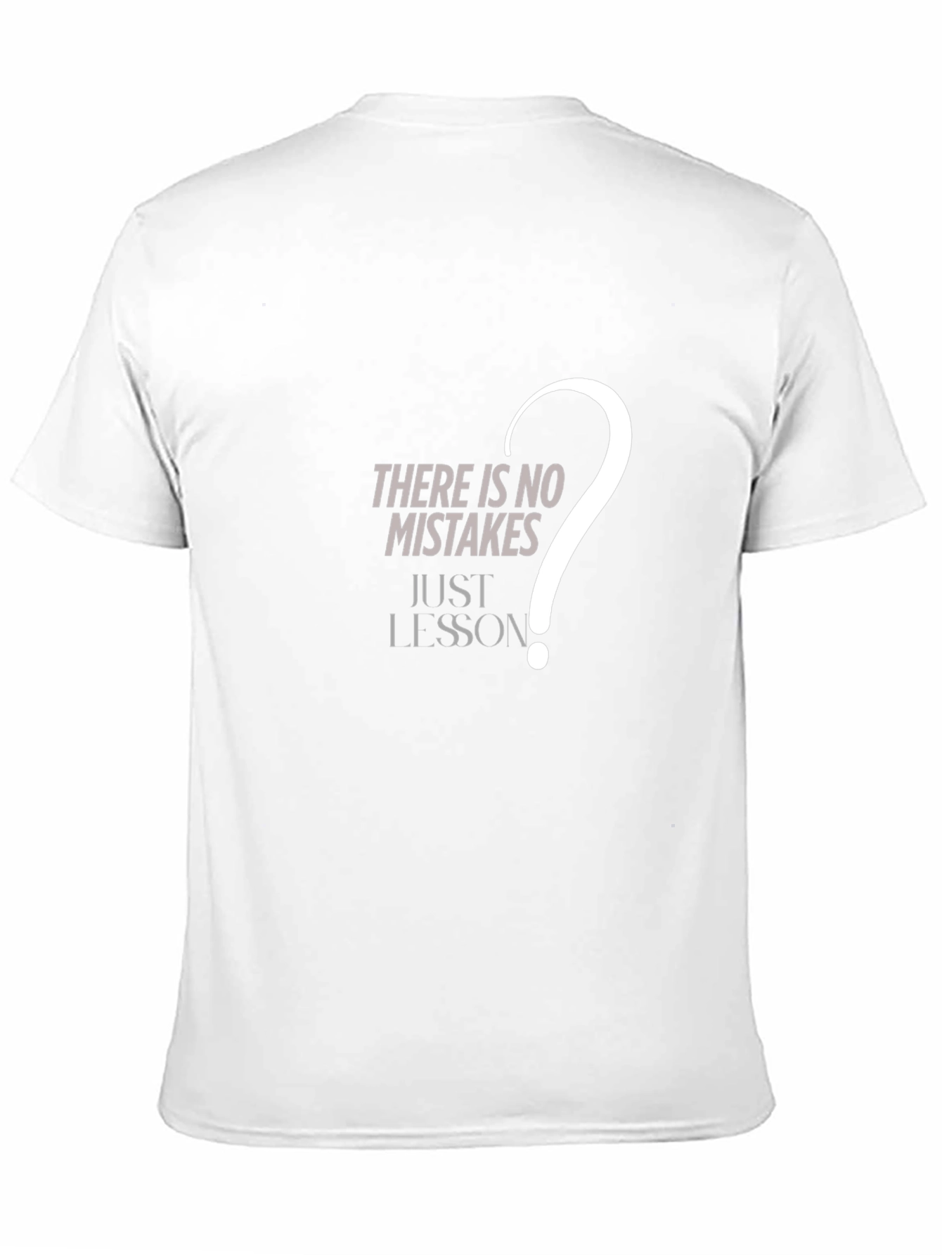 Mistakes Lessons Graphic Tee - Black