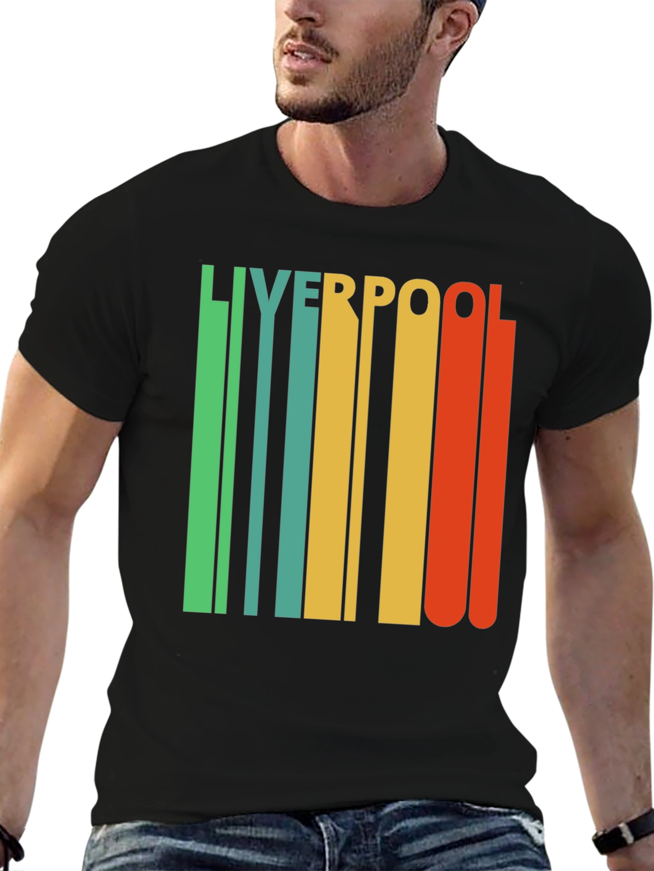 Liverpool Retro Style Graphic T-Shirt