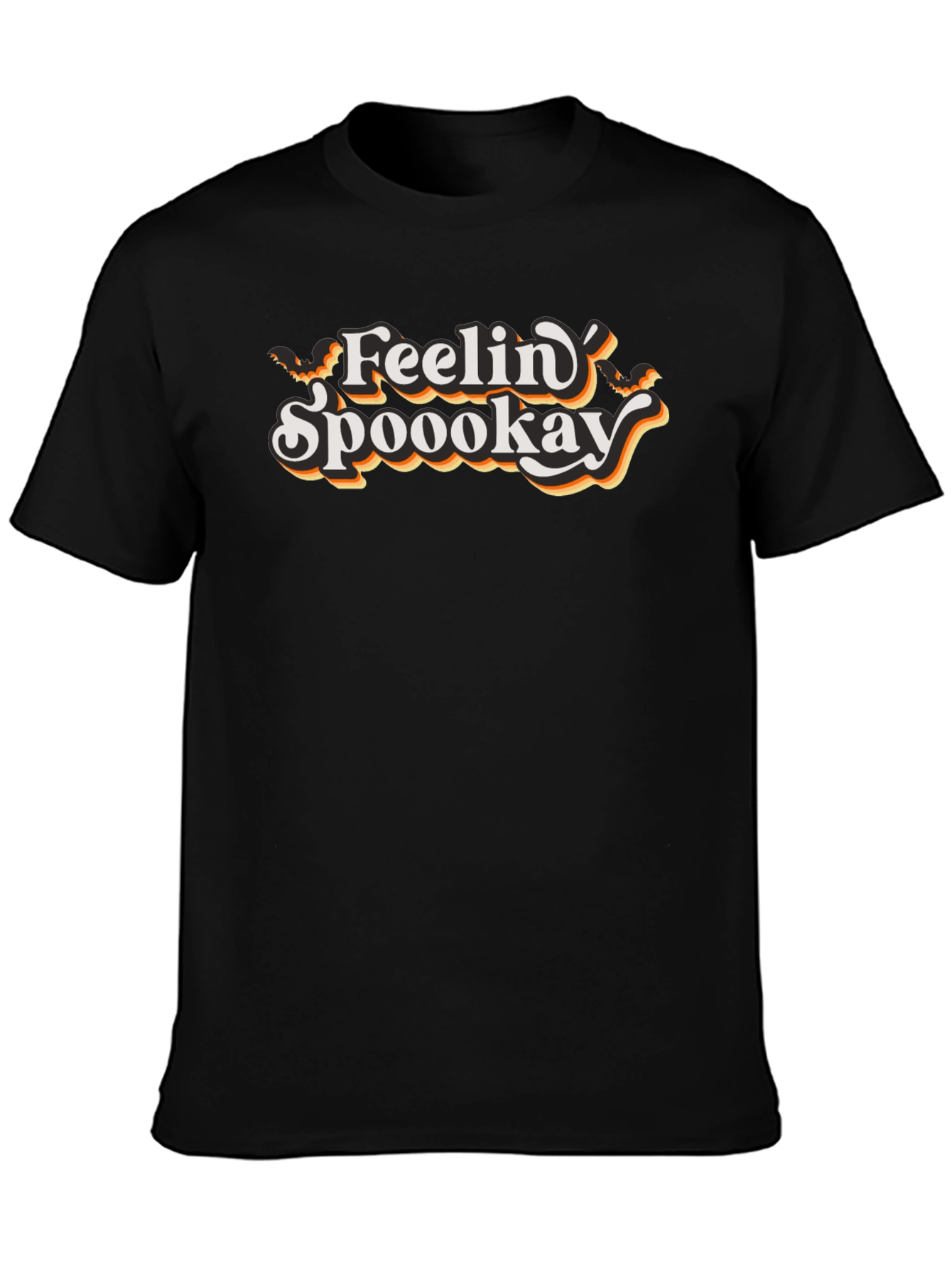 Feelin Spoookay Graphic T-Shirt - Halloween Tee