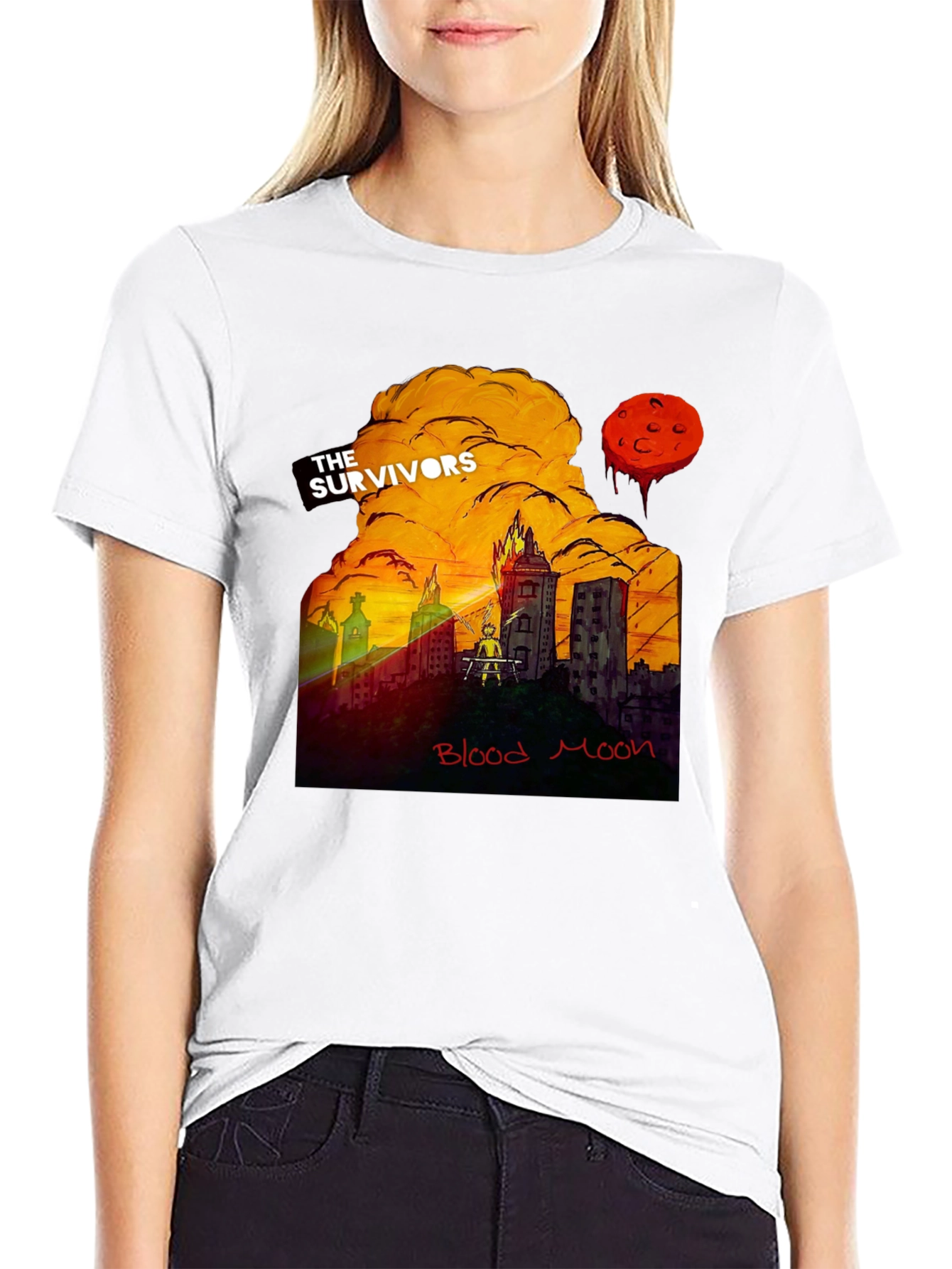 The Survivors Blood Moon Graphic Tee
