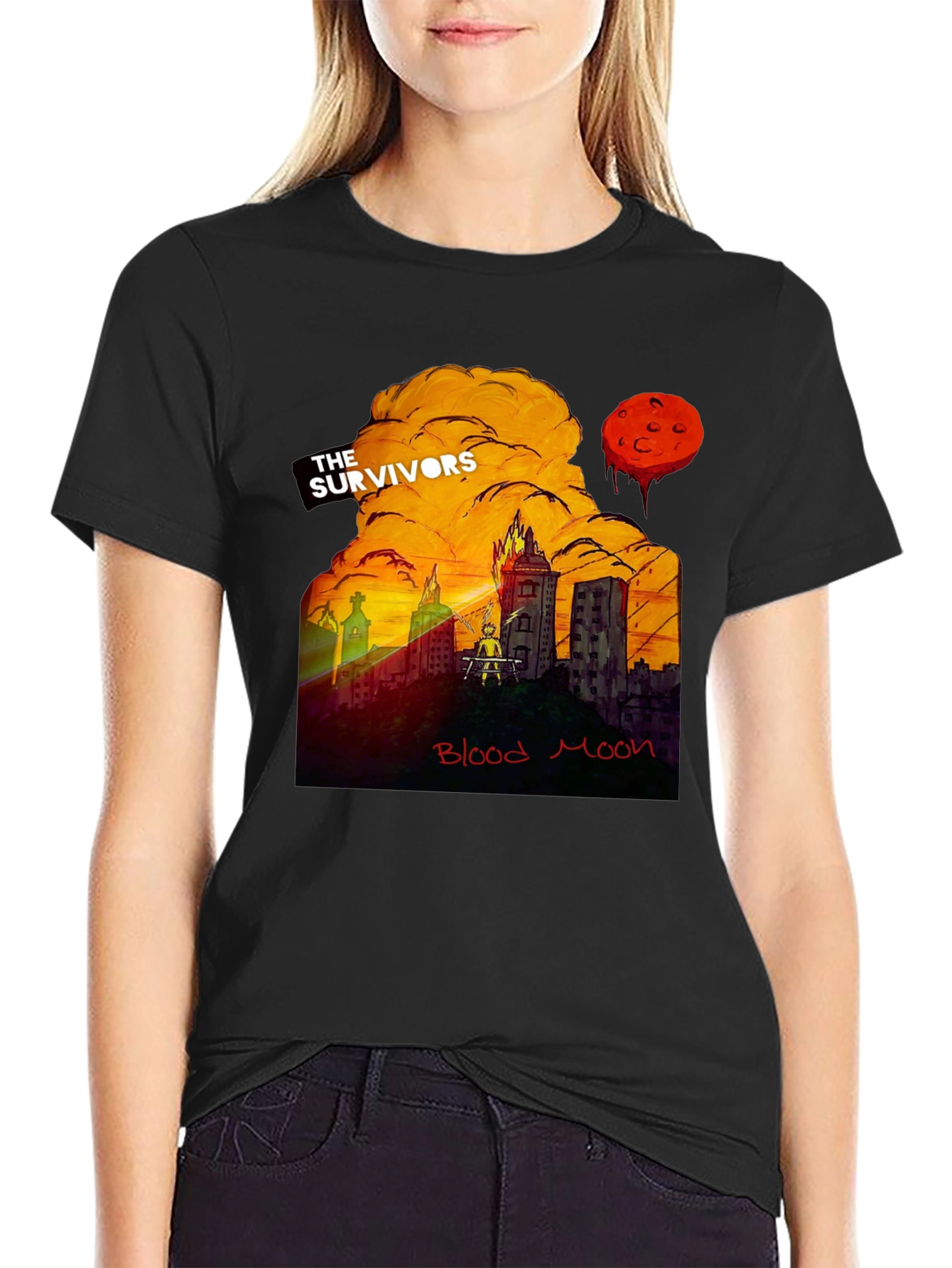 The Survivors Blood Moon Graphic Tee
