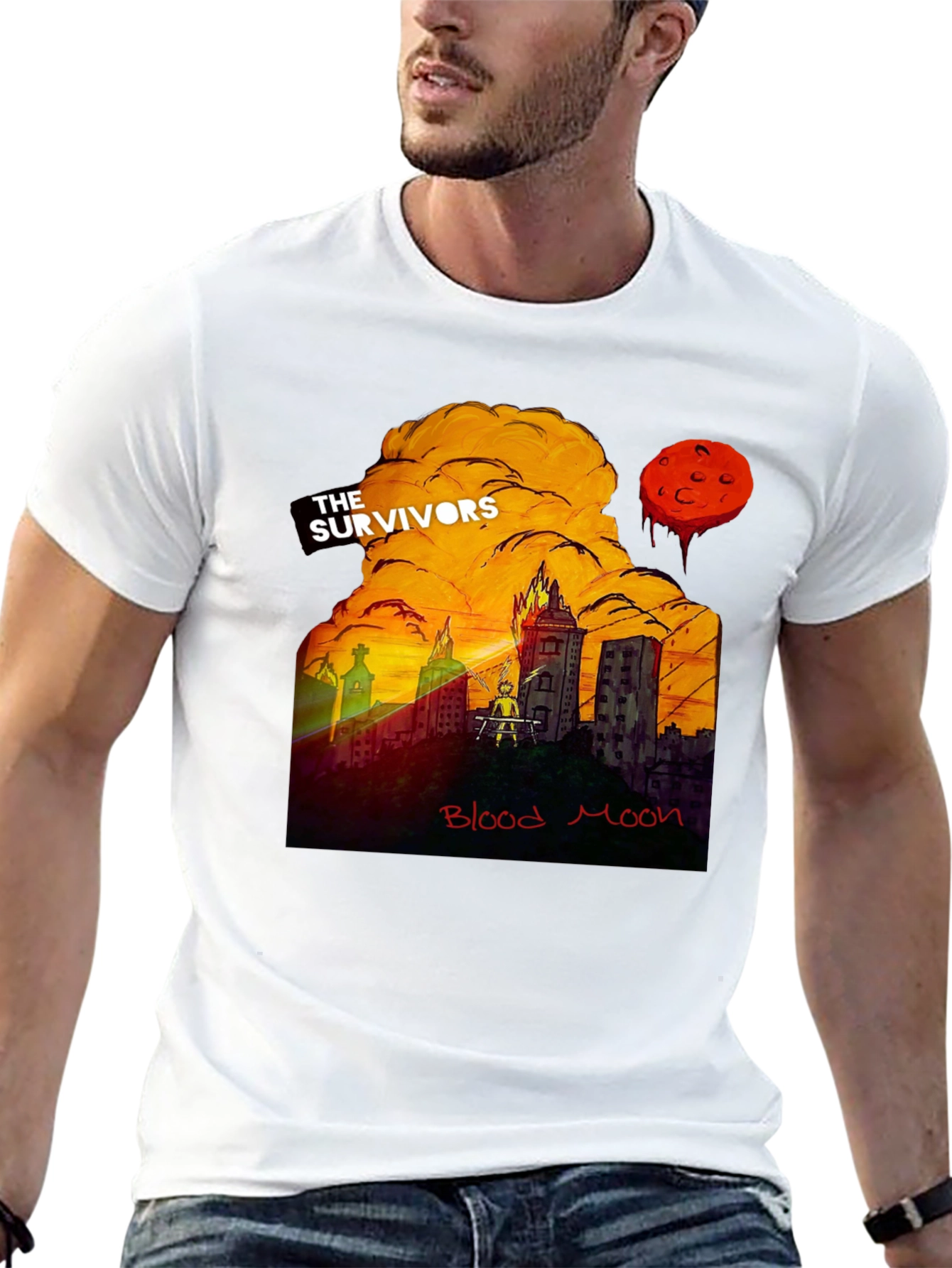 The Survivors Blood Moon Graphic Tee