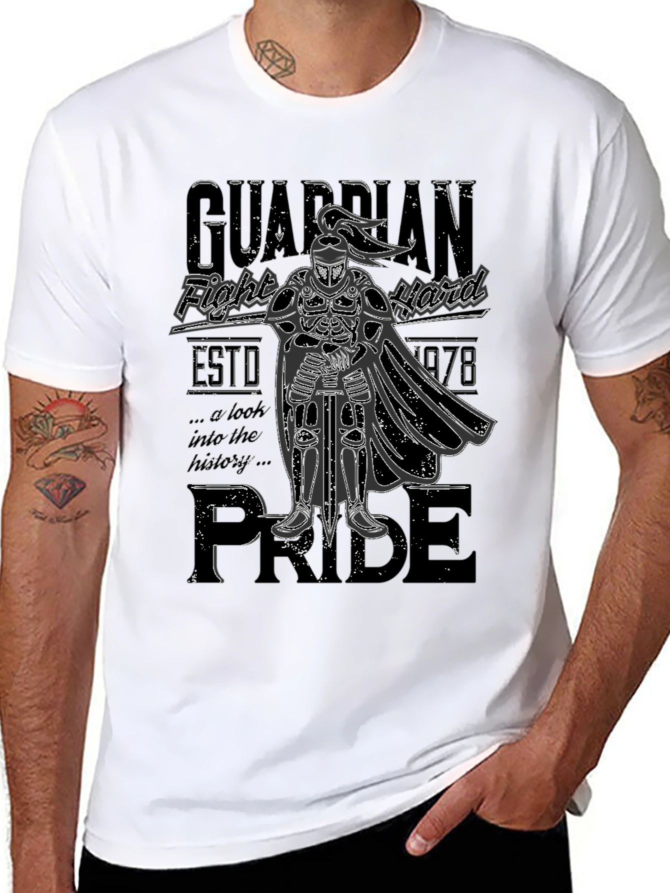 Guardian Pride Black T-Shirt
