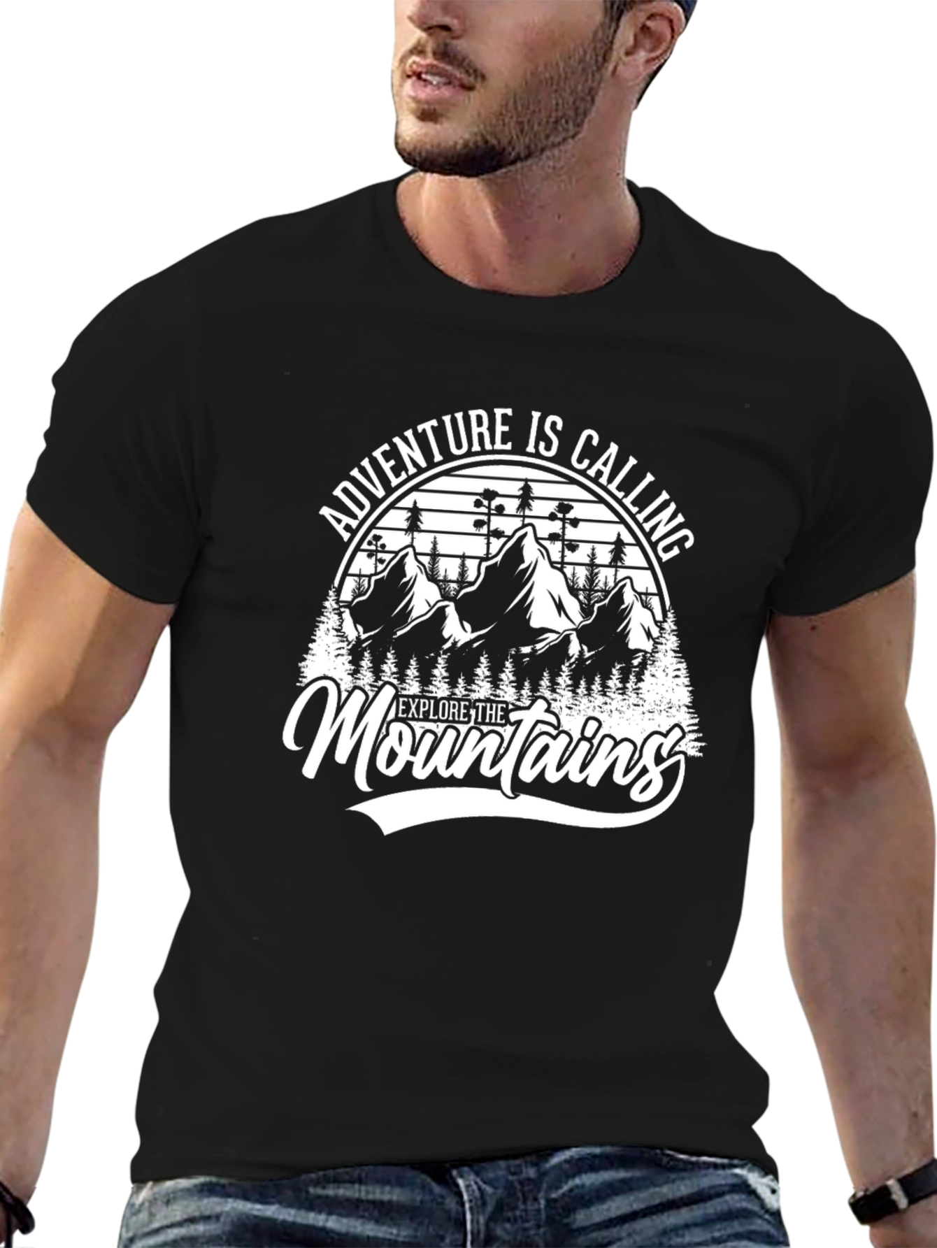 Adventure is Calling T-Shirt | Explore the Mountains