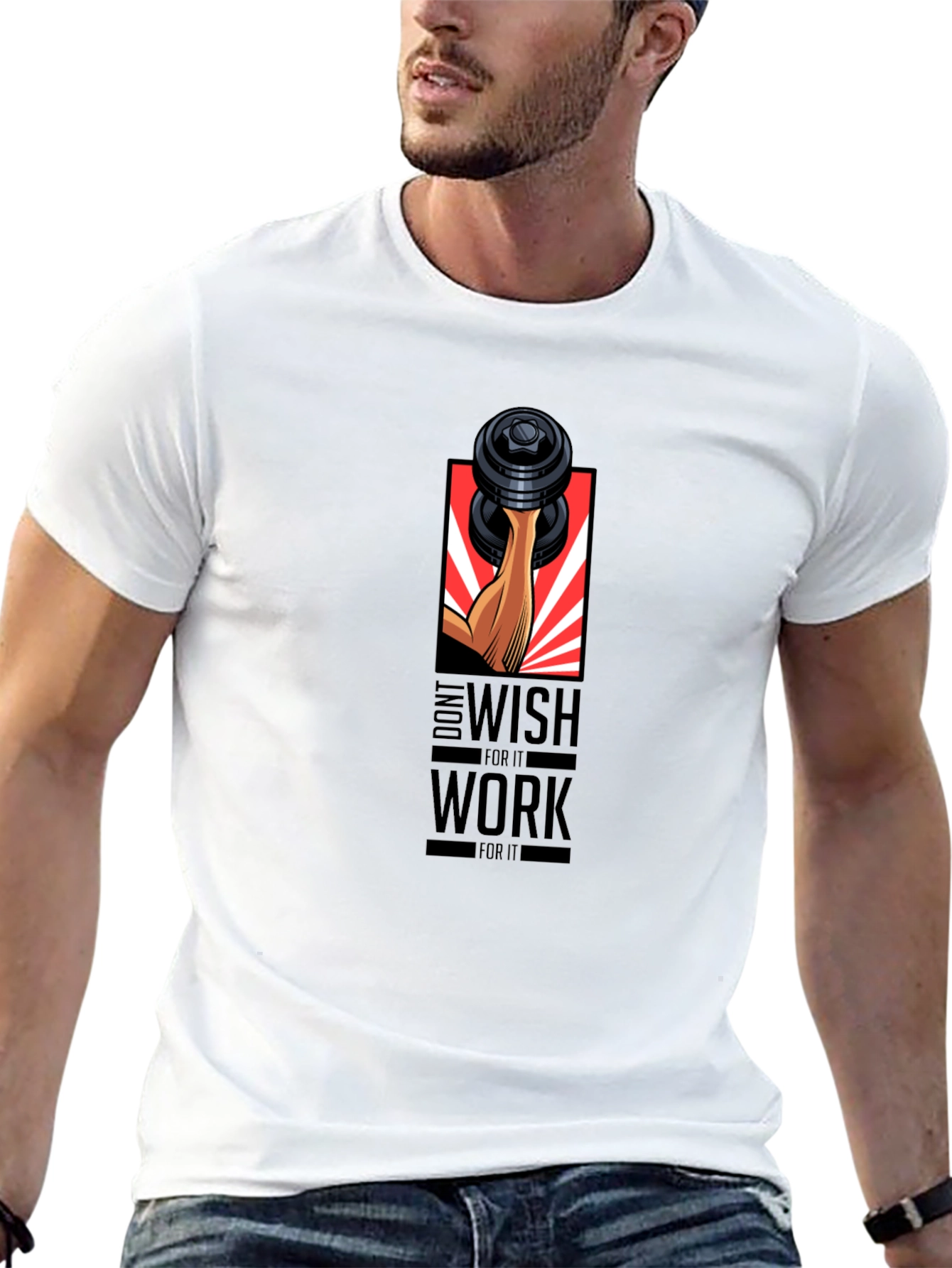 Motivational Workout Graphic Tee