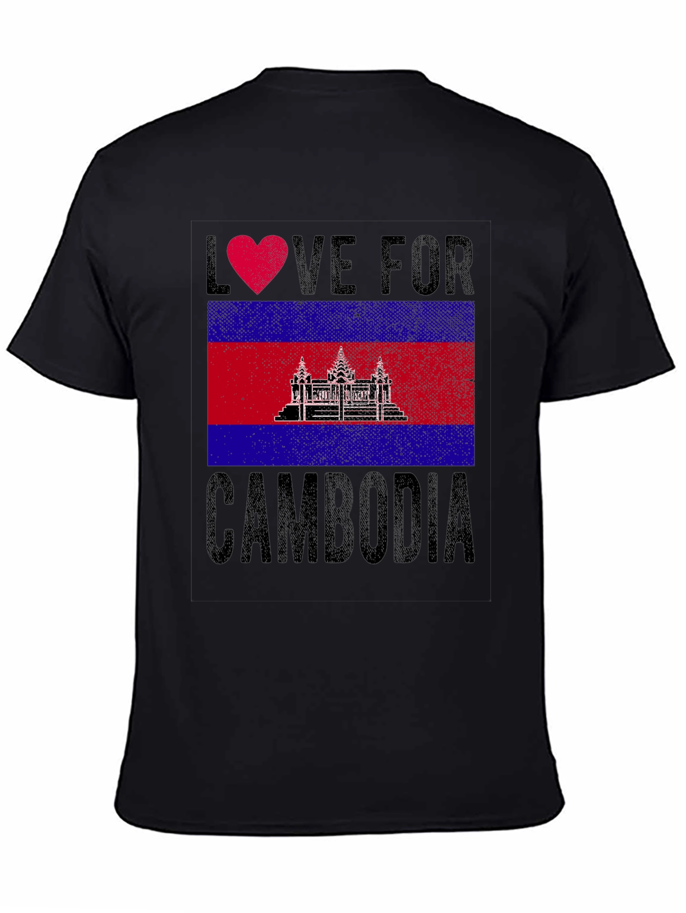 Love for Cambodia Flag T-Shirt