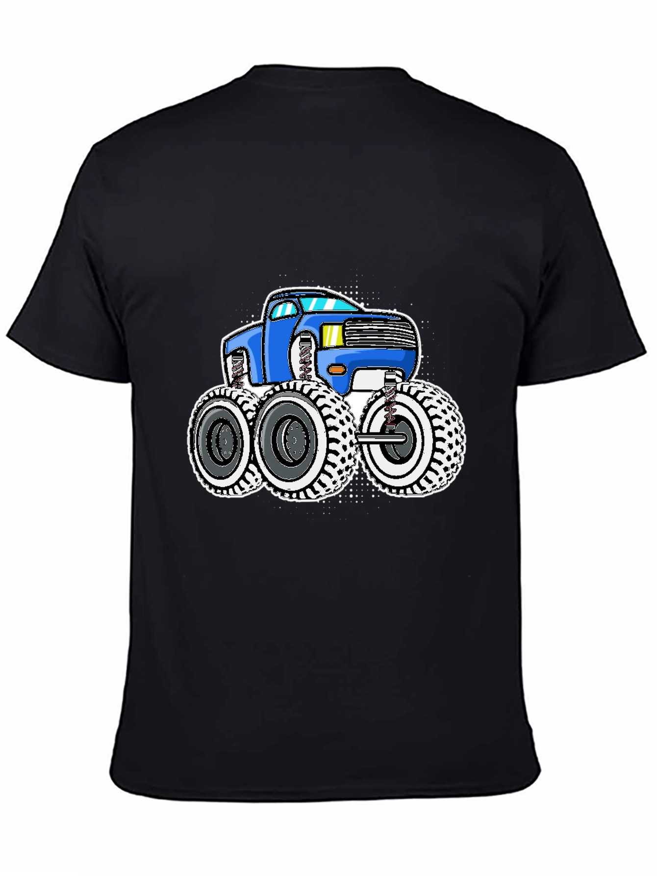 Monster Truck Graphic Tee - Black