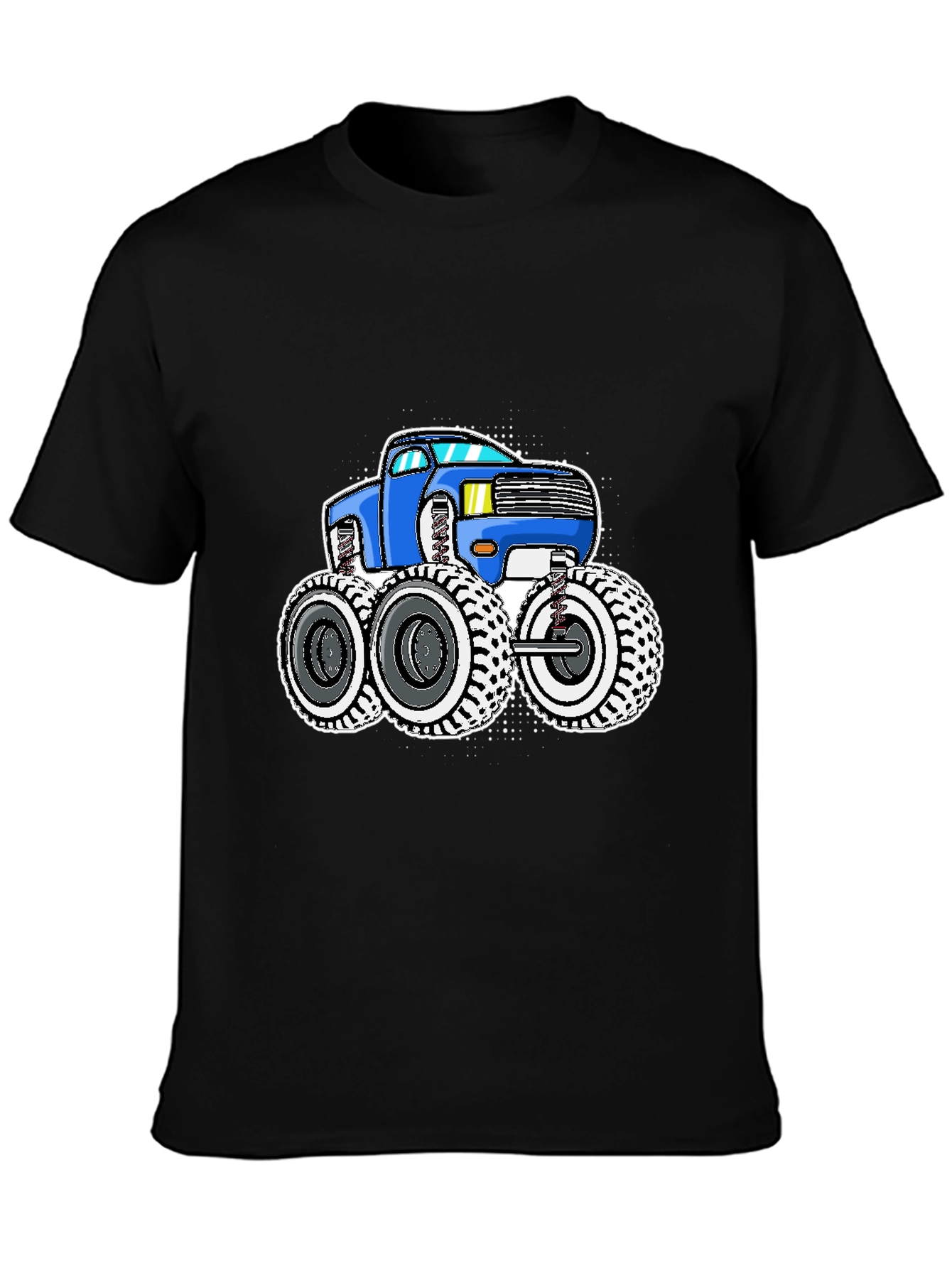 Monster Truck Graphic Tee - Black