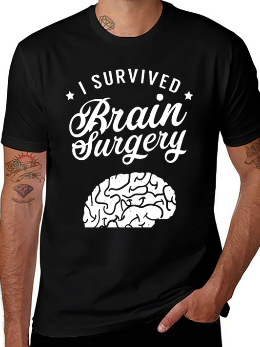 I Survived Brain Surgery Graphic Tee